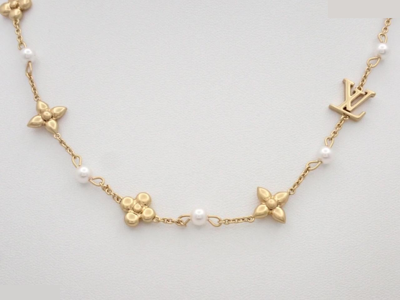 M01610 Louisa Necklace, GP, Chain approx. 44cm