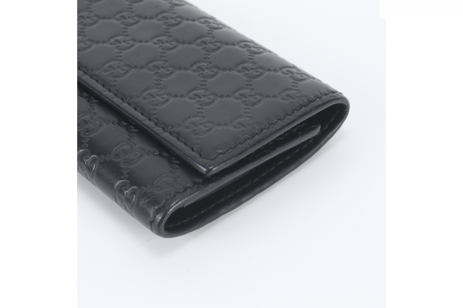 Micro Gucci Guccissima GG 150402 6-ring Leather Key Case — view 3