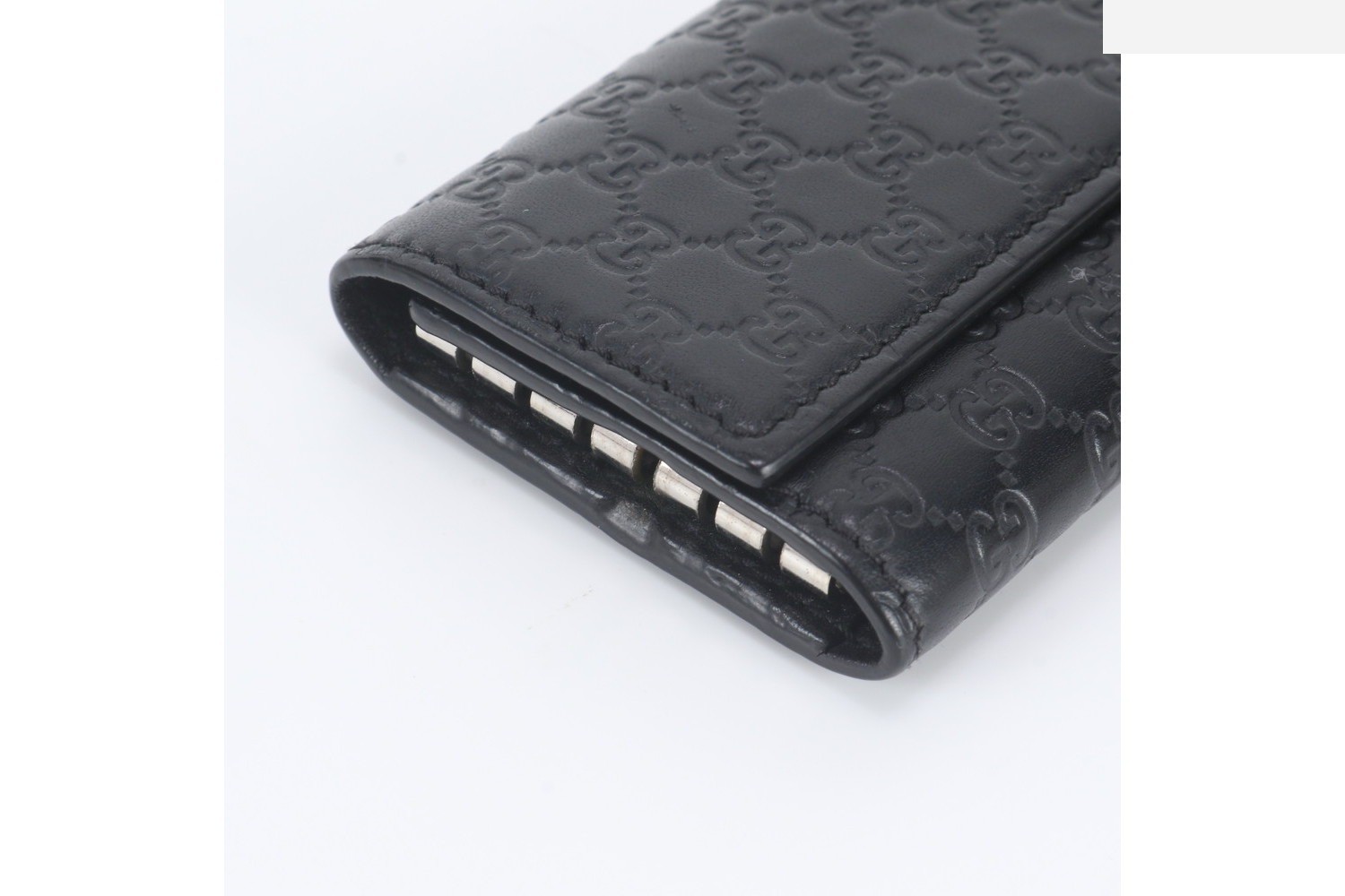 Micro Gucci Guccissima GG 150402 6-ring Leather Key Case — view 4