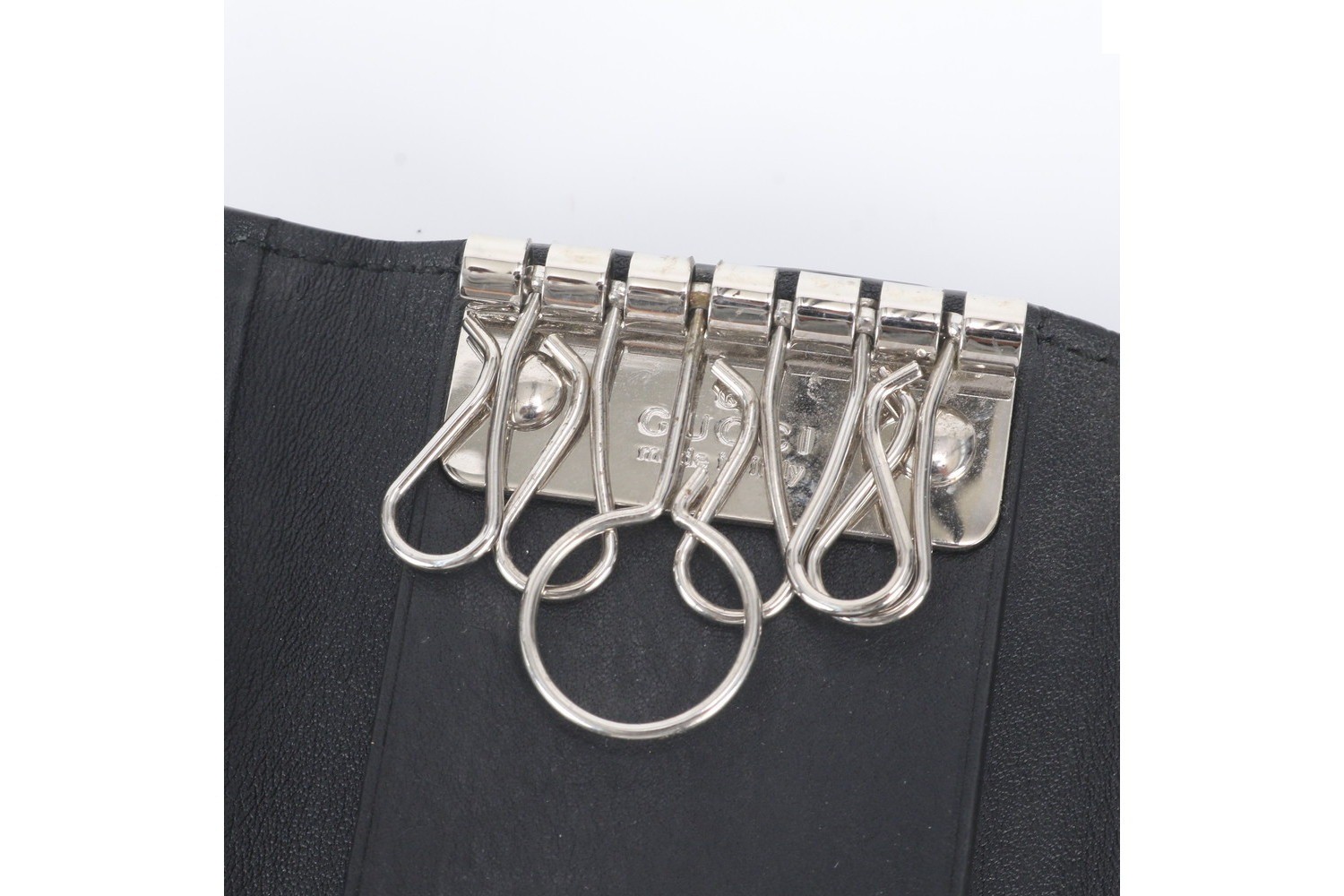 Micro Gucci Guccissima GG 150402 6-ring Leather Key Case — view 6
