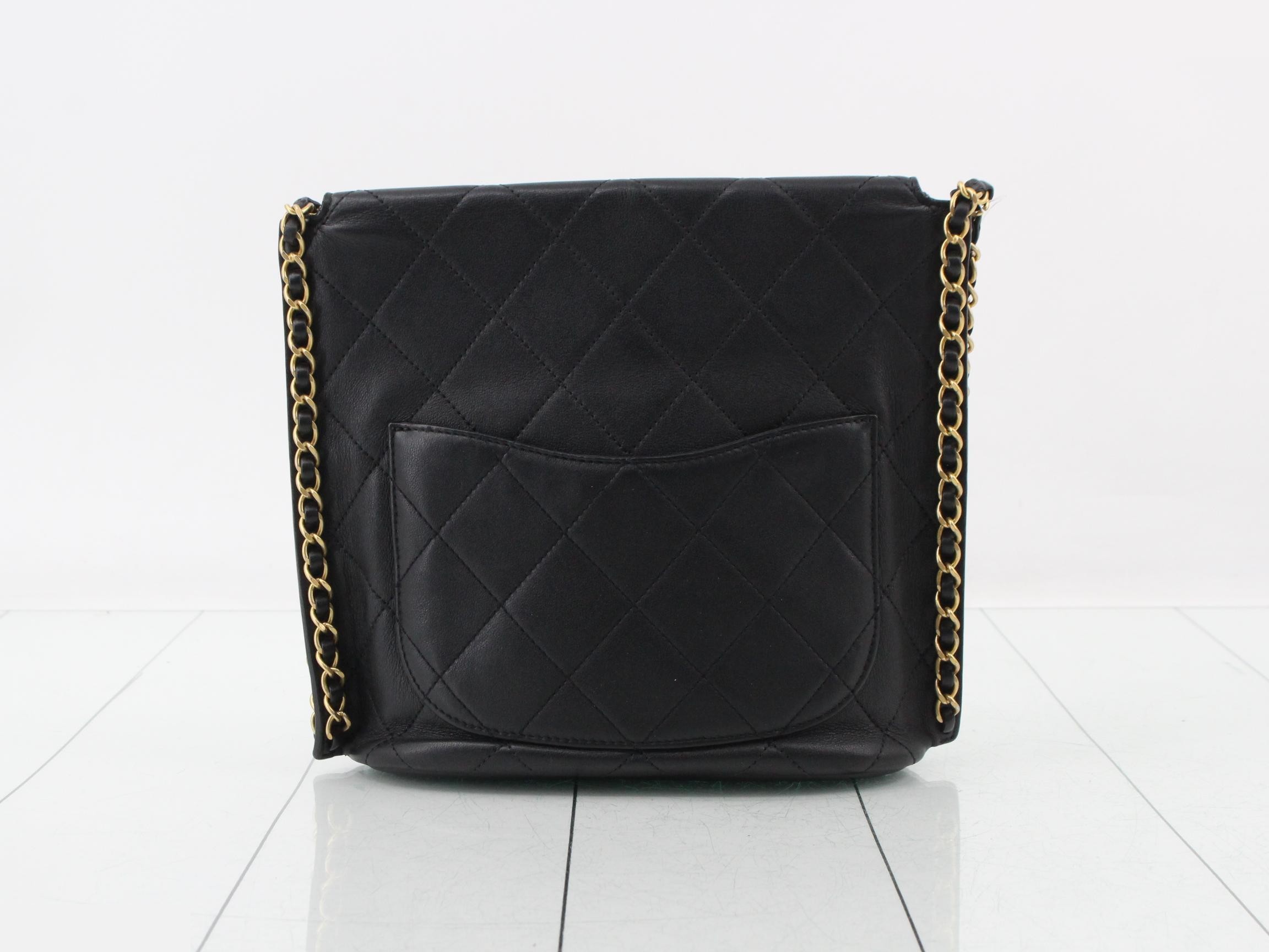 Leather Coco Mark Chain Shoulder Bag — view 2