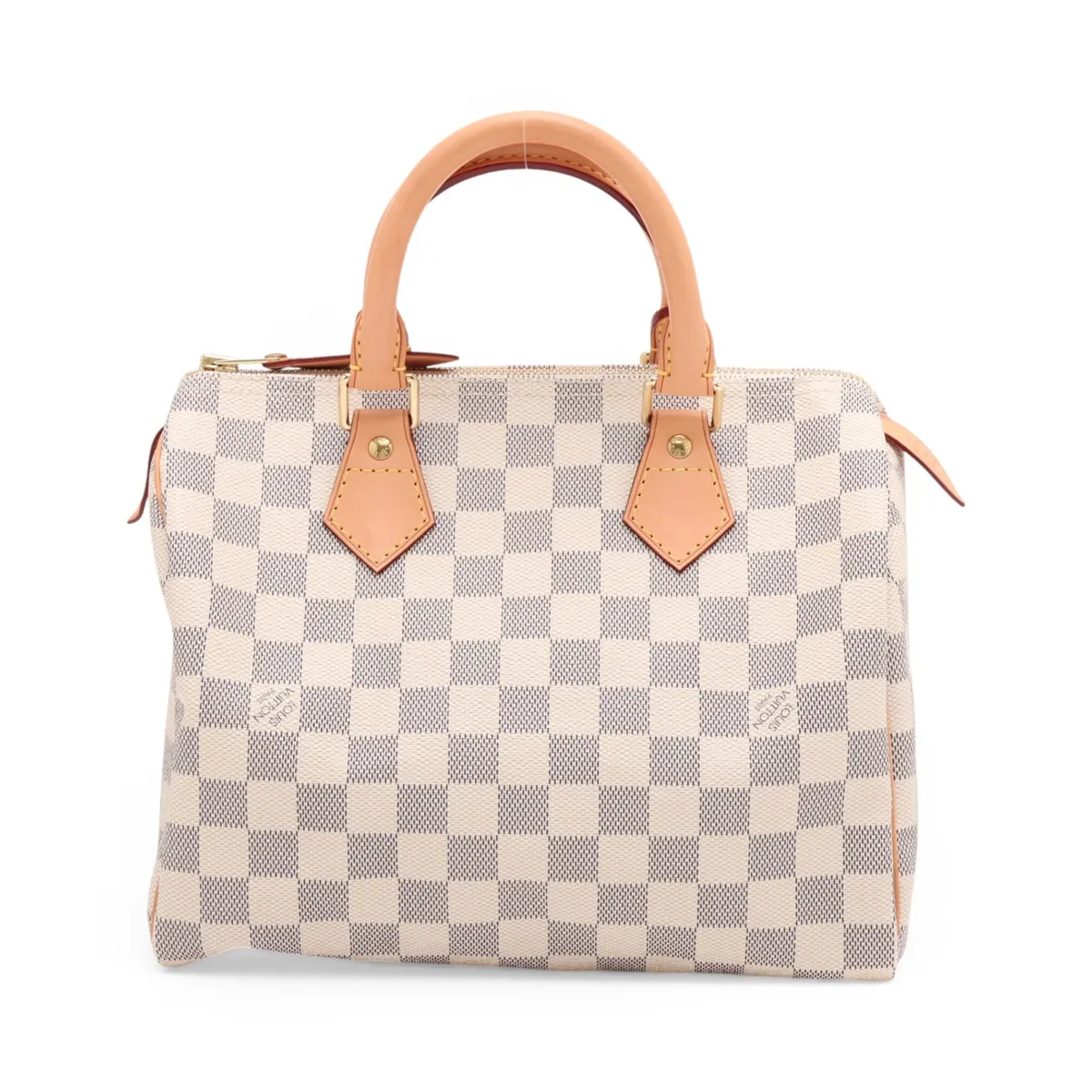 Damier Azur Speedy 25 N41534 SP3087 White (Cadena lock is difficult to open) — view 2