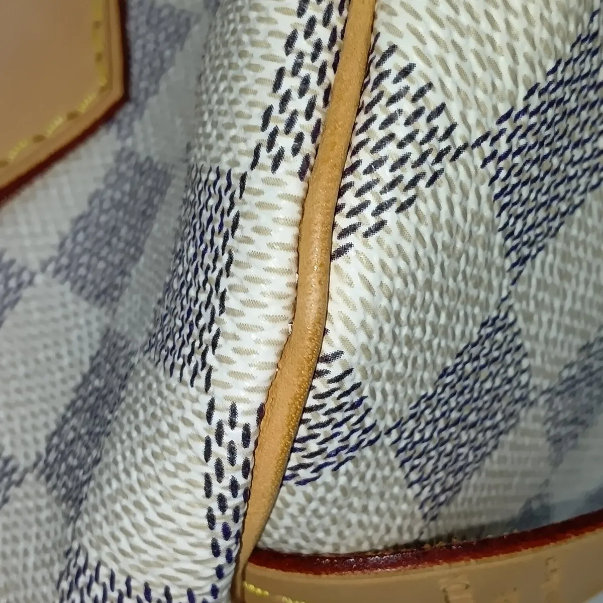 Damier Azur Speedy 25 N41534 SP3087 White (Cadena lock is difficult to open) — view 13