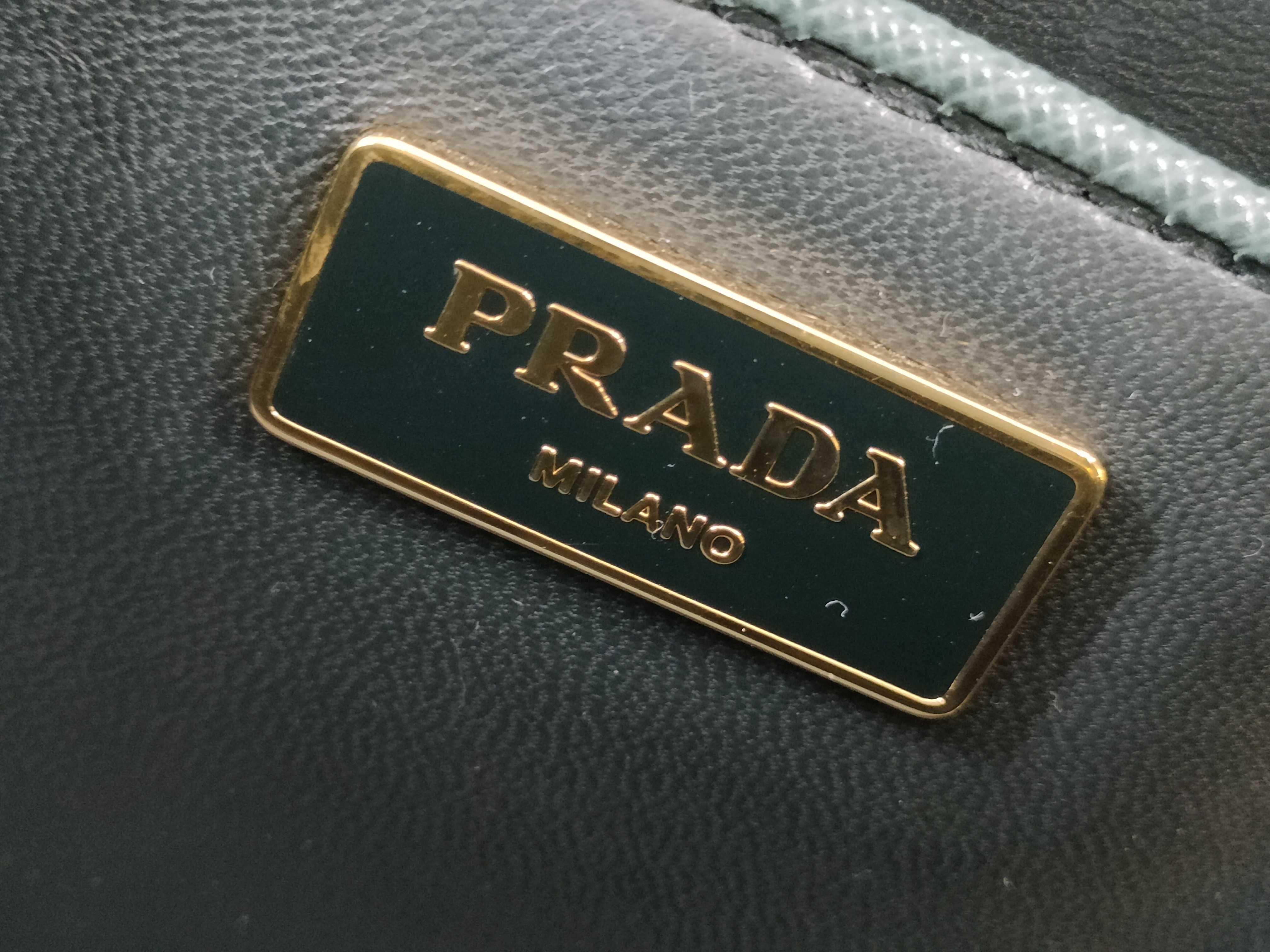 Saffiano Leather Handbag Green Handbag — view 12