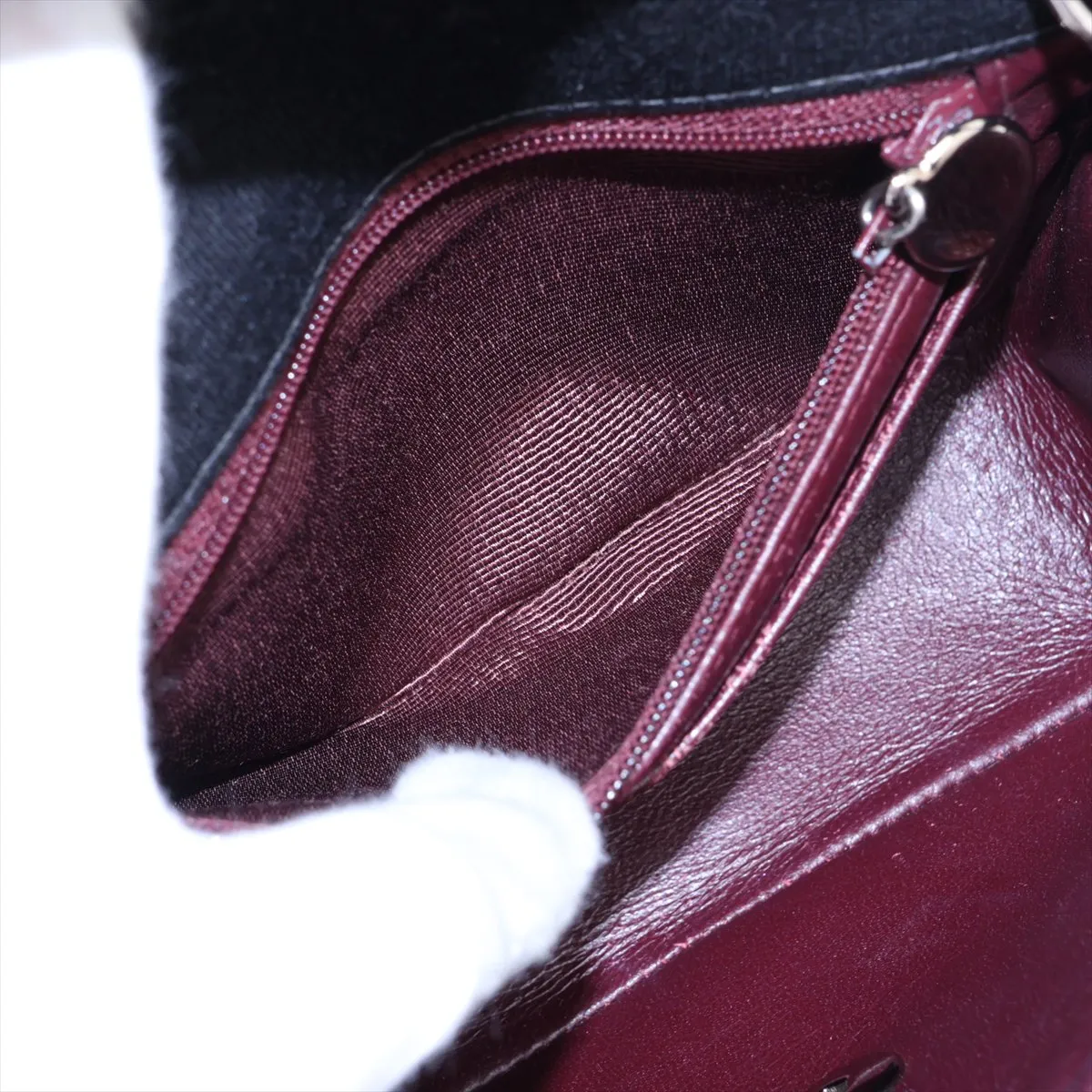 Mini Matelassé 17 Cotton Single Flap Single Chain Bag, Black with Silver Hardware, 6145445, Series 6, A01115 — view 7