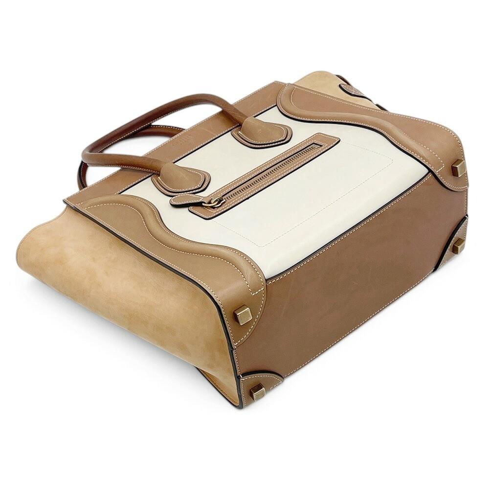 Luggage Micro CELINE Micro Shopper Handbag — view 4