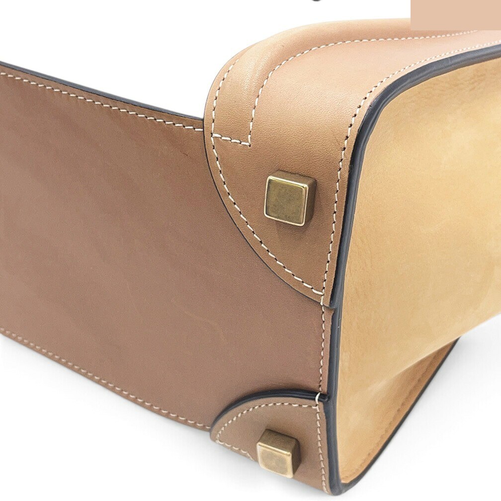 Luggage Micro CELINE Micro Shopper Handbag — view 6