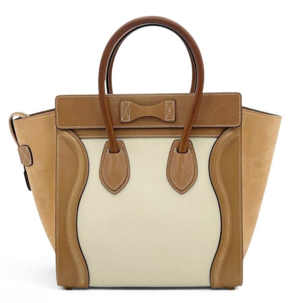 Luggage Micro CELINE Micro Shopper Handbag — view 7