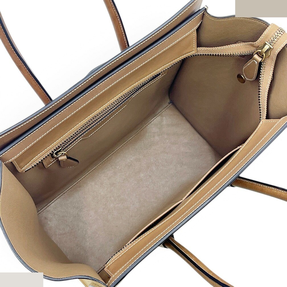 Luggage Micro CELINE Micro Shopper Handbag — view 9