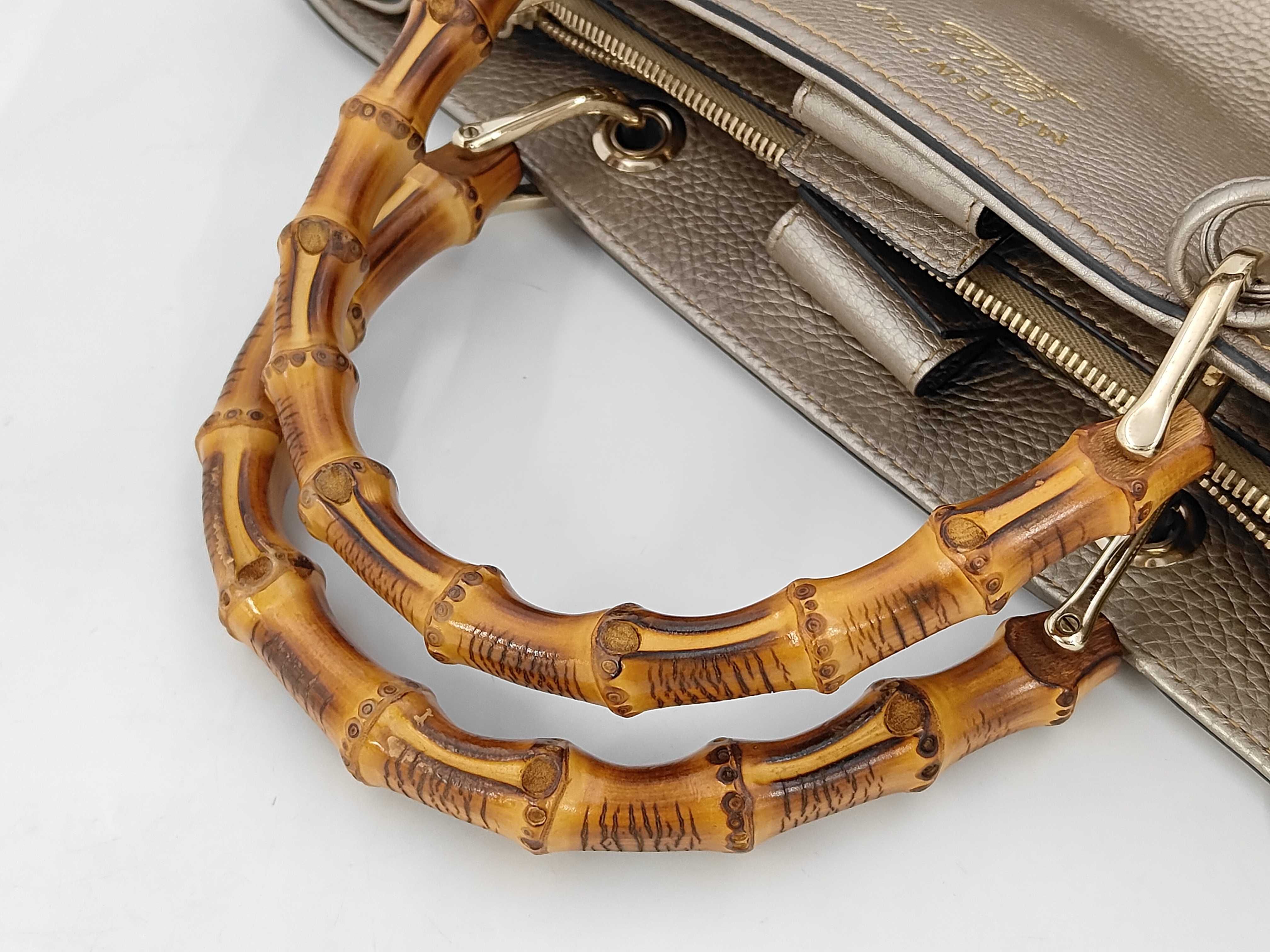 handbag, bamboo leather, model 323660. — view 3