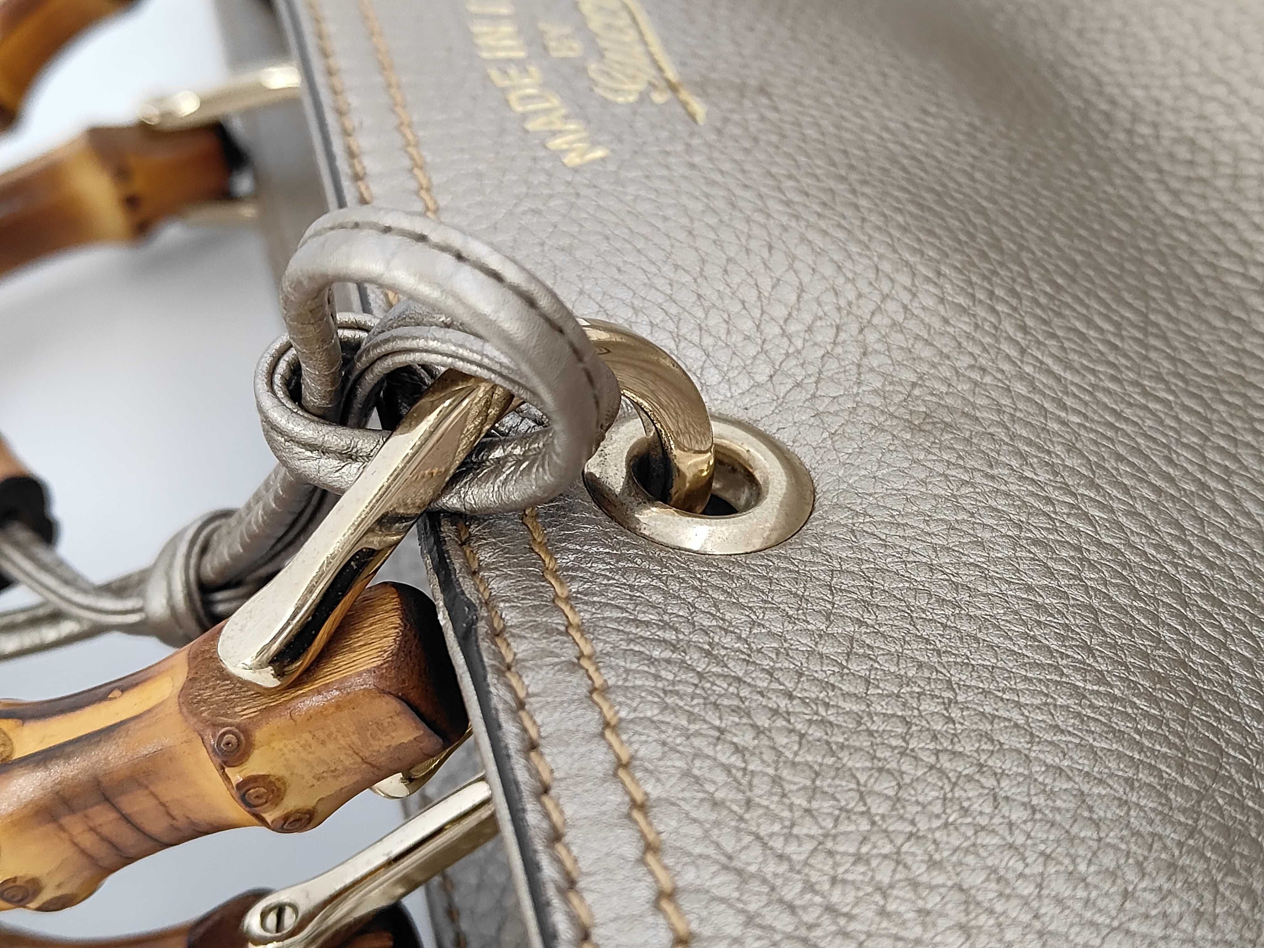handbag, bamboo leather, model 323660. — view 5
