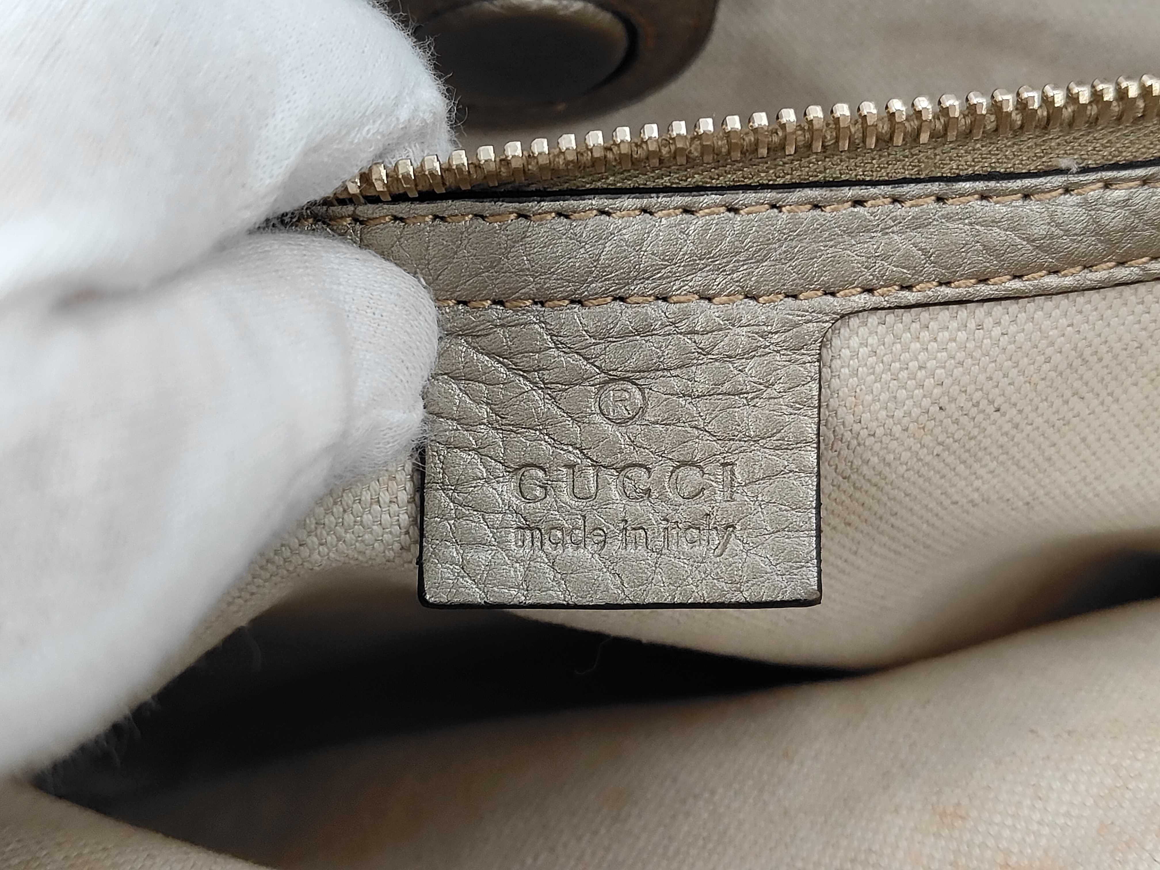 handbag, bamboo leather, model 323660. — view 9