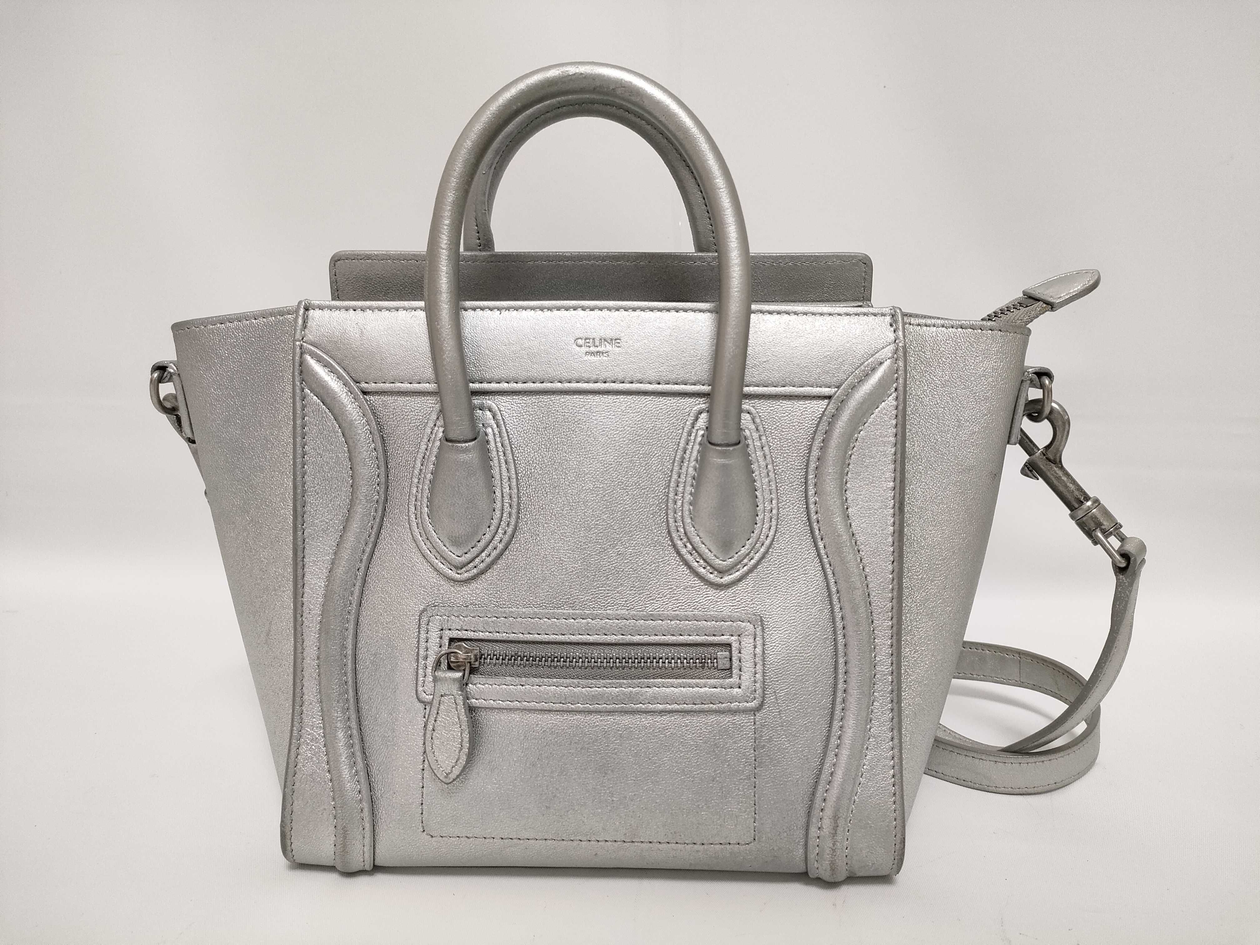 Luggage 2-way Leather Handbag