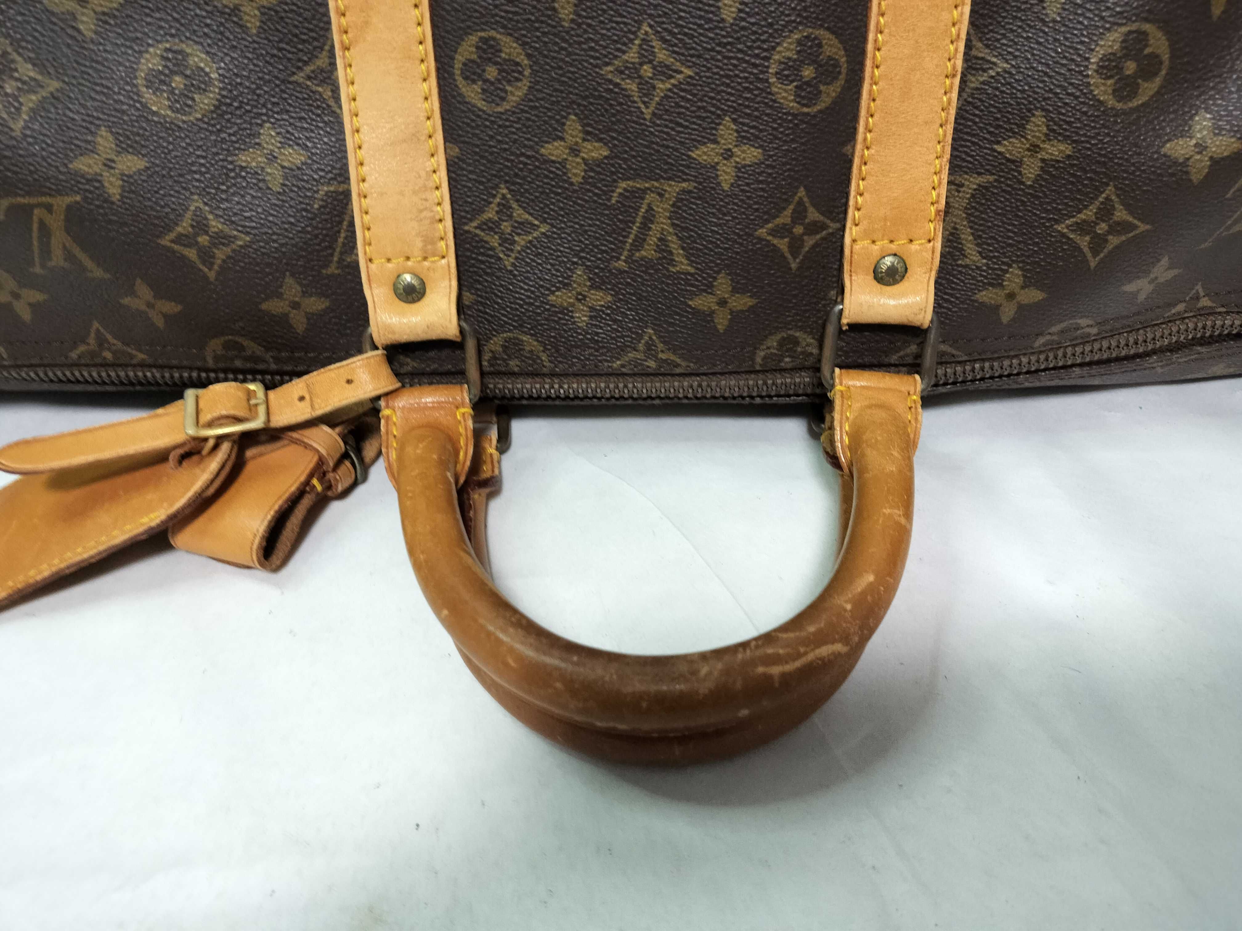 Monogram Louis Vuitton Boston Bag Monogram Keepall 55 Boston Bag — view 4