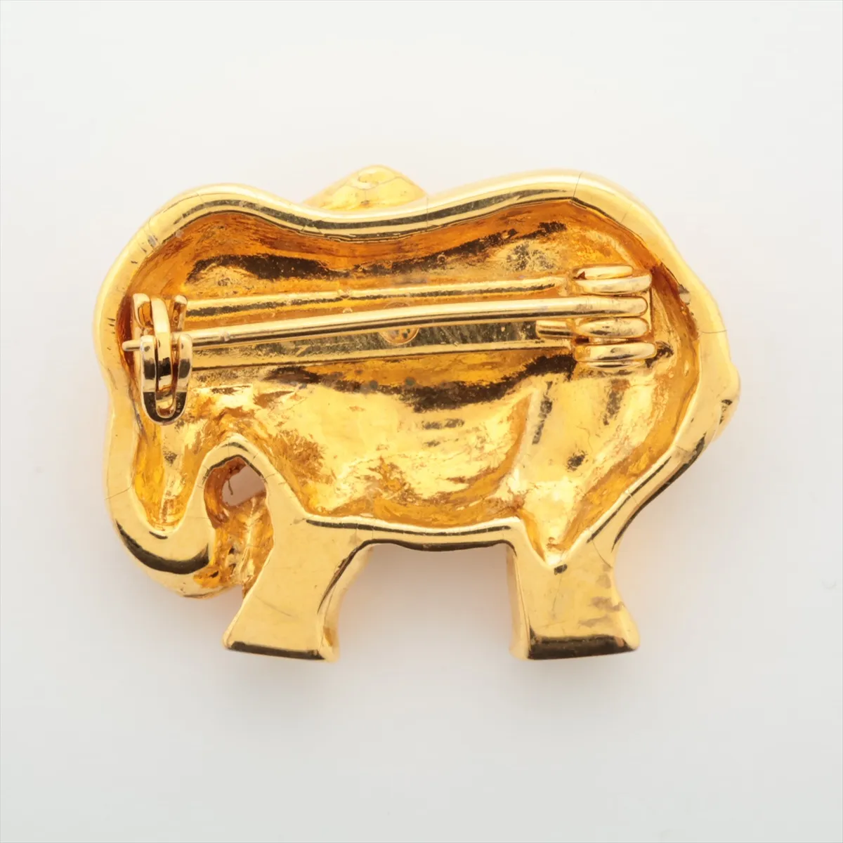 Elephant Brooch GP Gold - Dents, — view 2