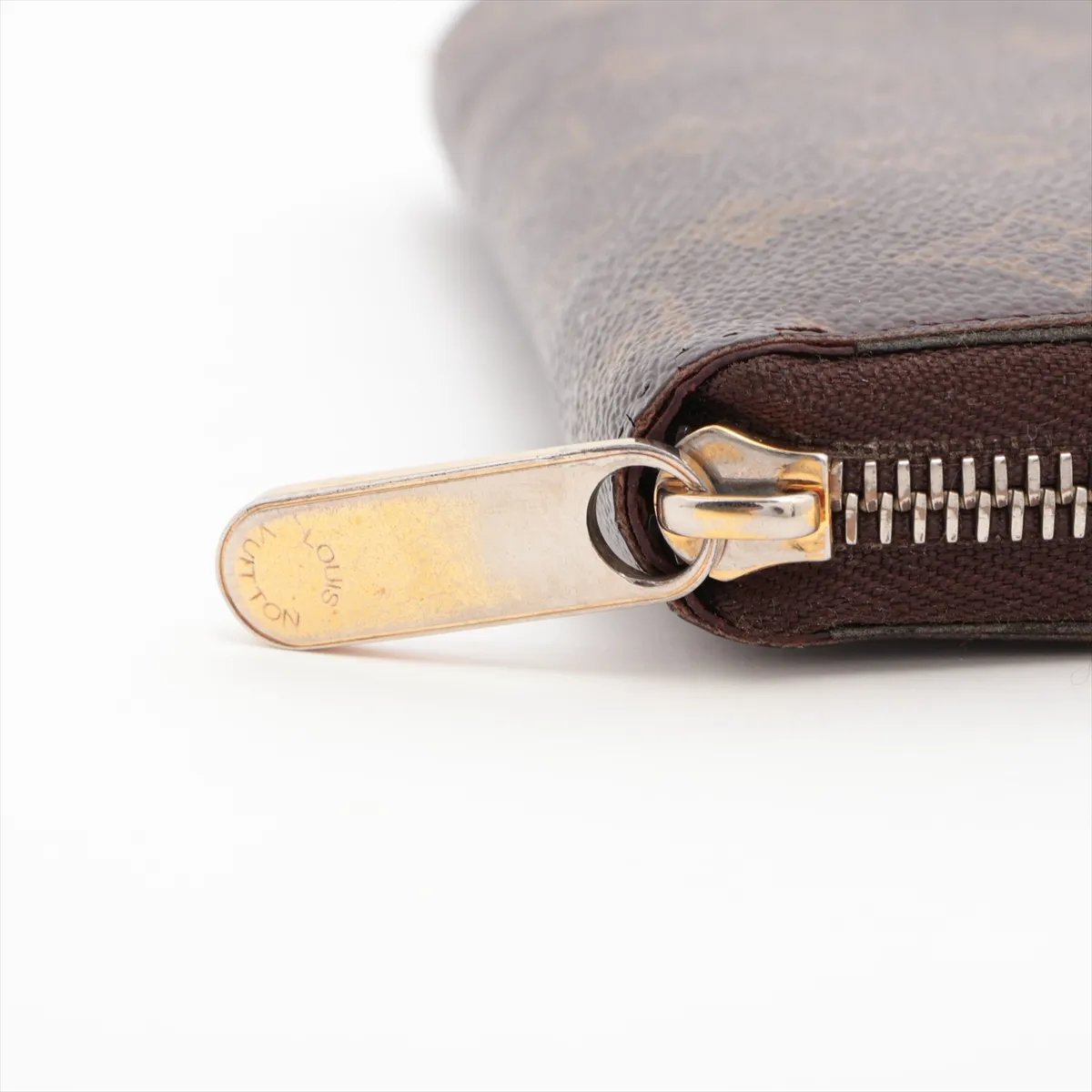 Monogram Zippy Wallet M60017 CA1026 Brown Round Zip Wallet — view 14
