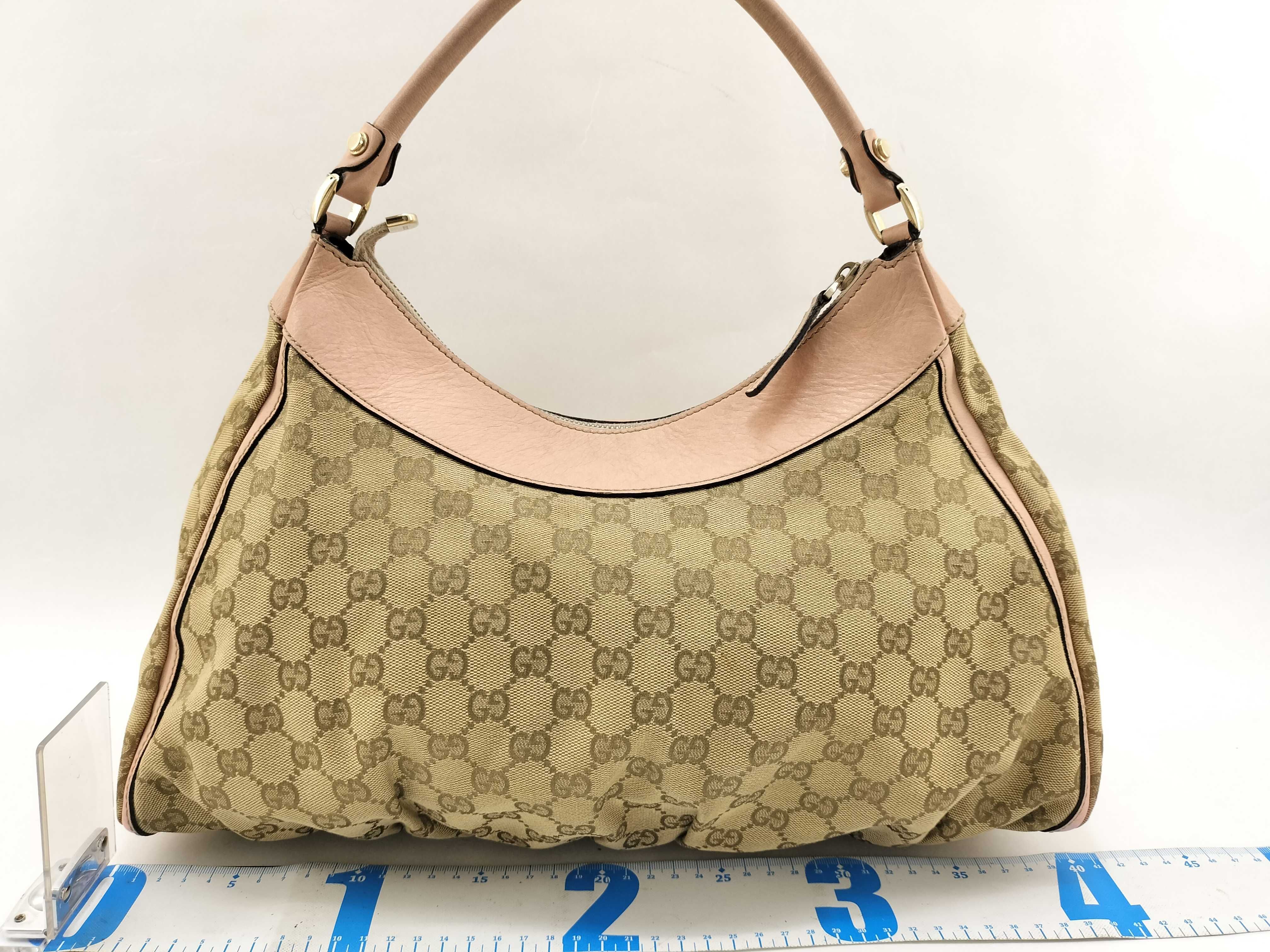 GG Canvas Pink Canvas GG Monogram D-Buckle Underarm Bag Shoulder Bag — view 2