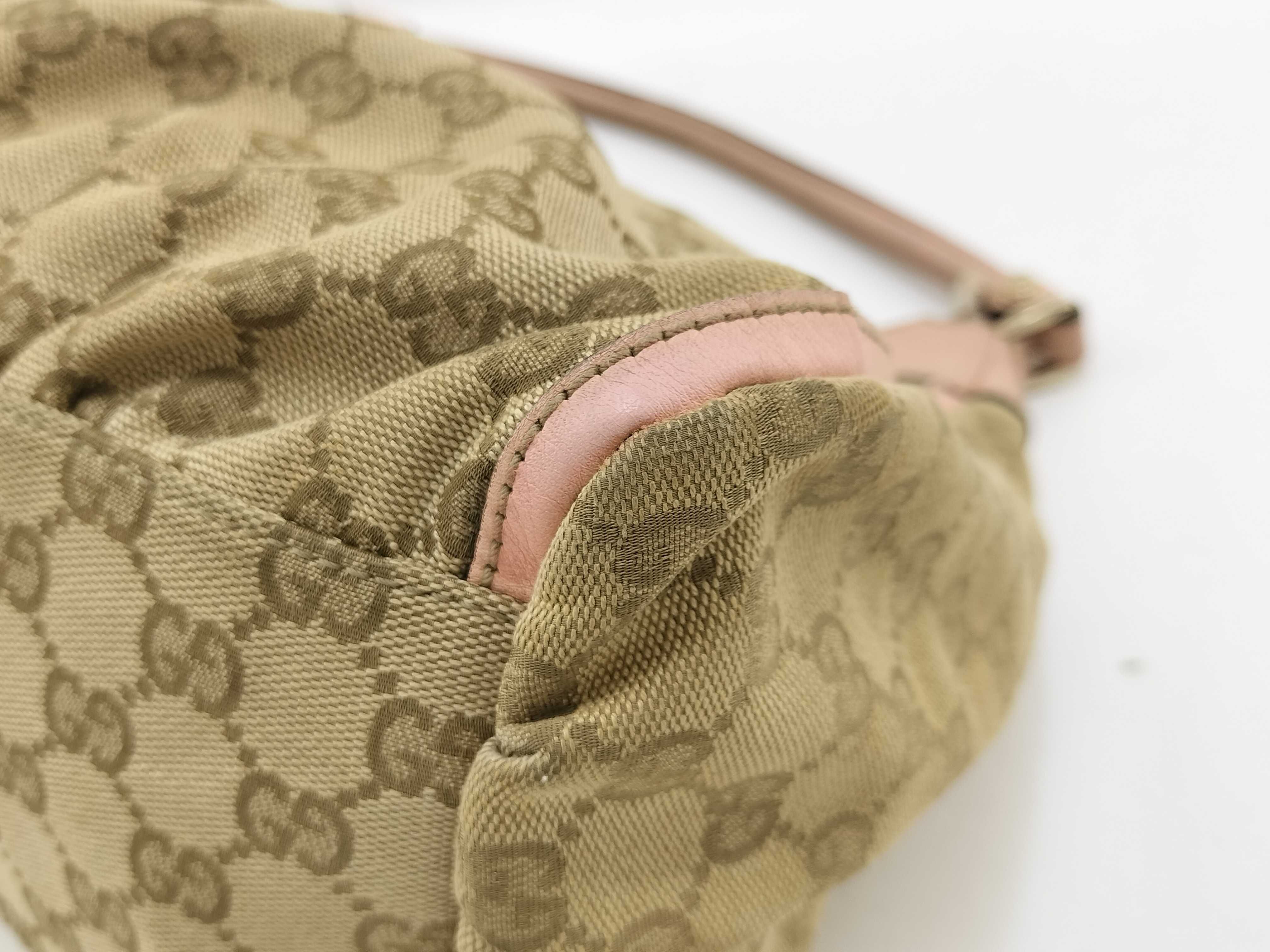 GG Canvas Pink Canvas GG Monogram D-Buckle Underarm Bag Shoulder Bag — view 7