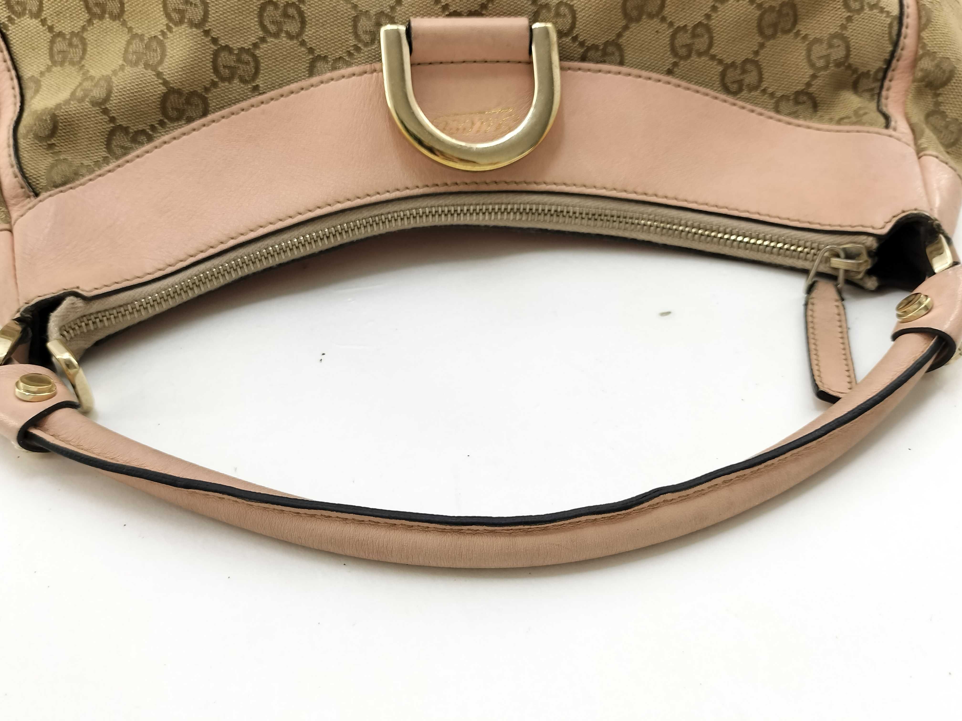 GG Canvas Pink Canvas GG Monogram D-Buckle Underarm Bag Shoulder Bag — view 8