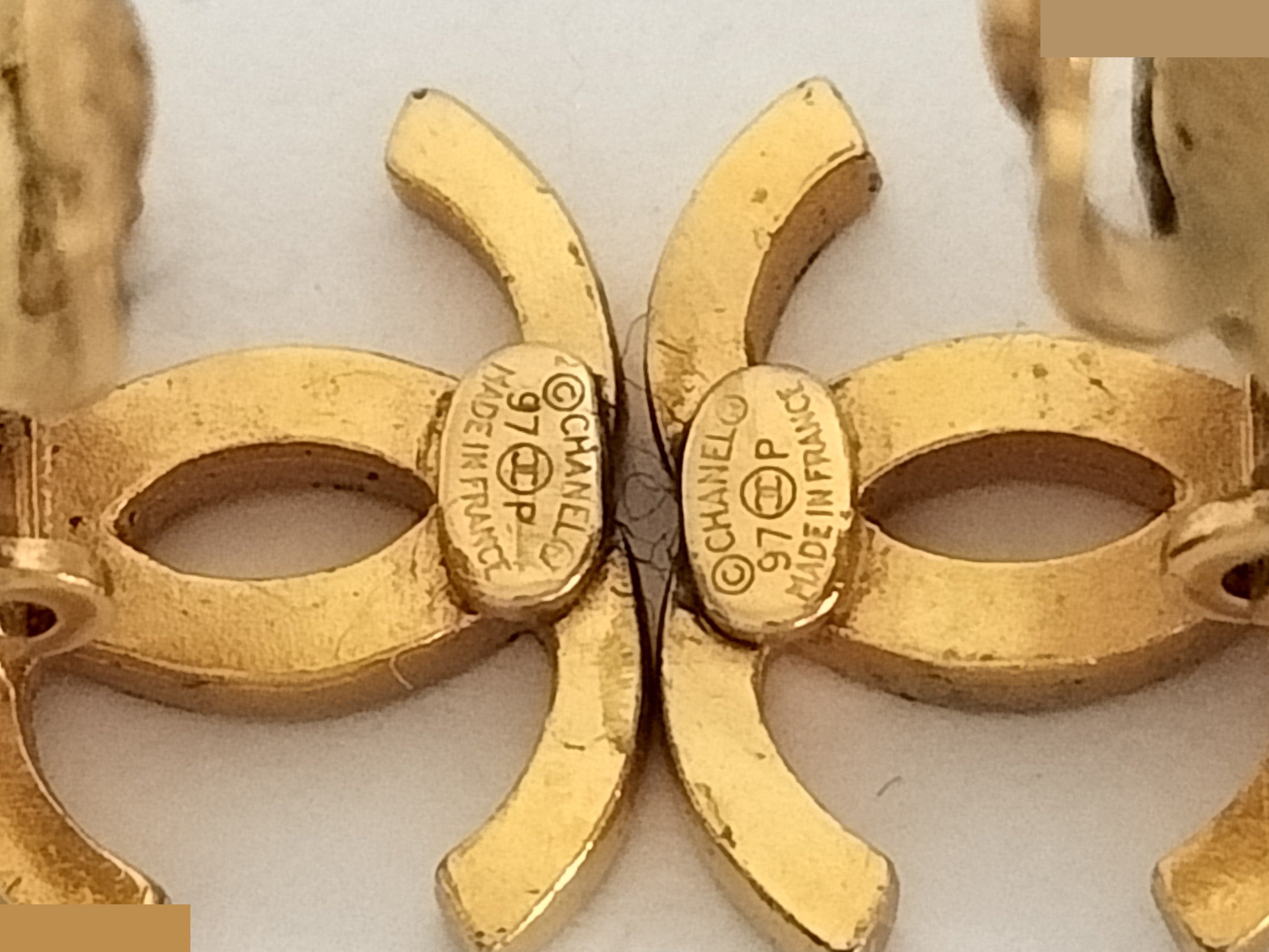 Coco F Pearl Gold Earrings 97P — view 3