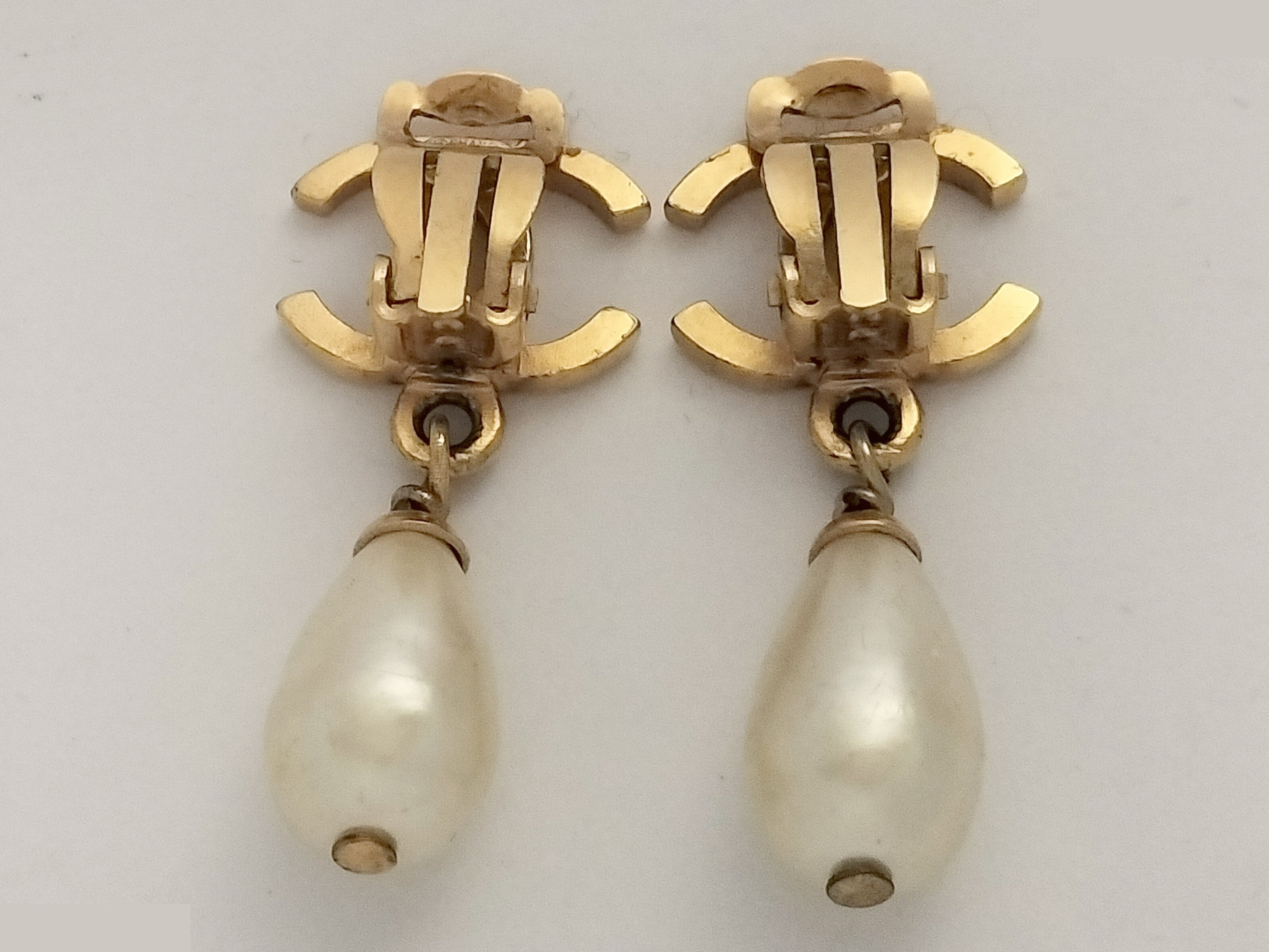 Coco F Pearl Gold Earrings 97P — view 5
