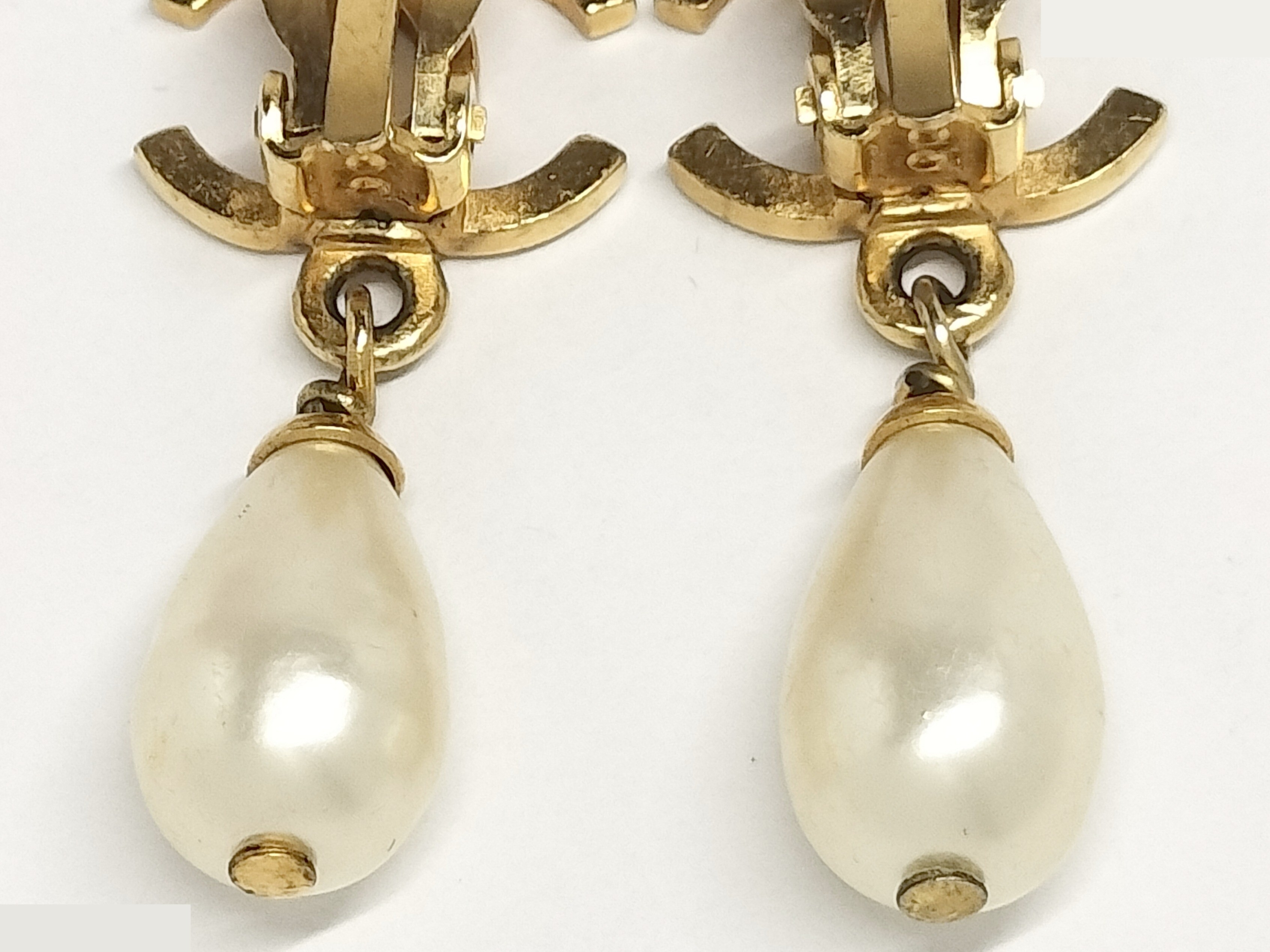 Coco F Pearl Gold Earrings 97P — view 7