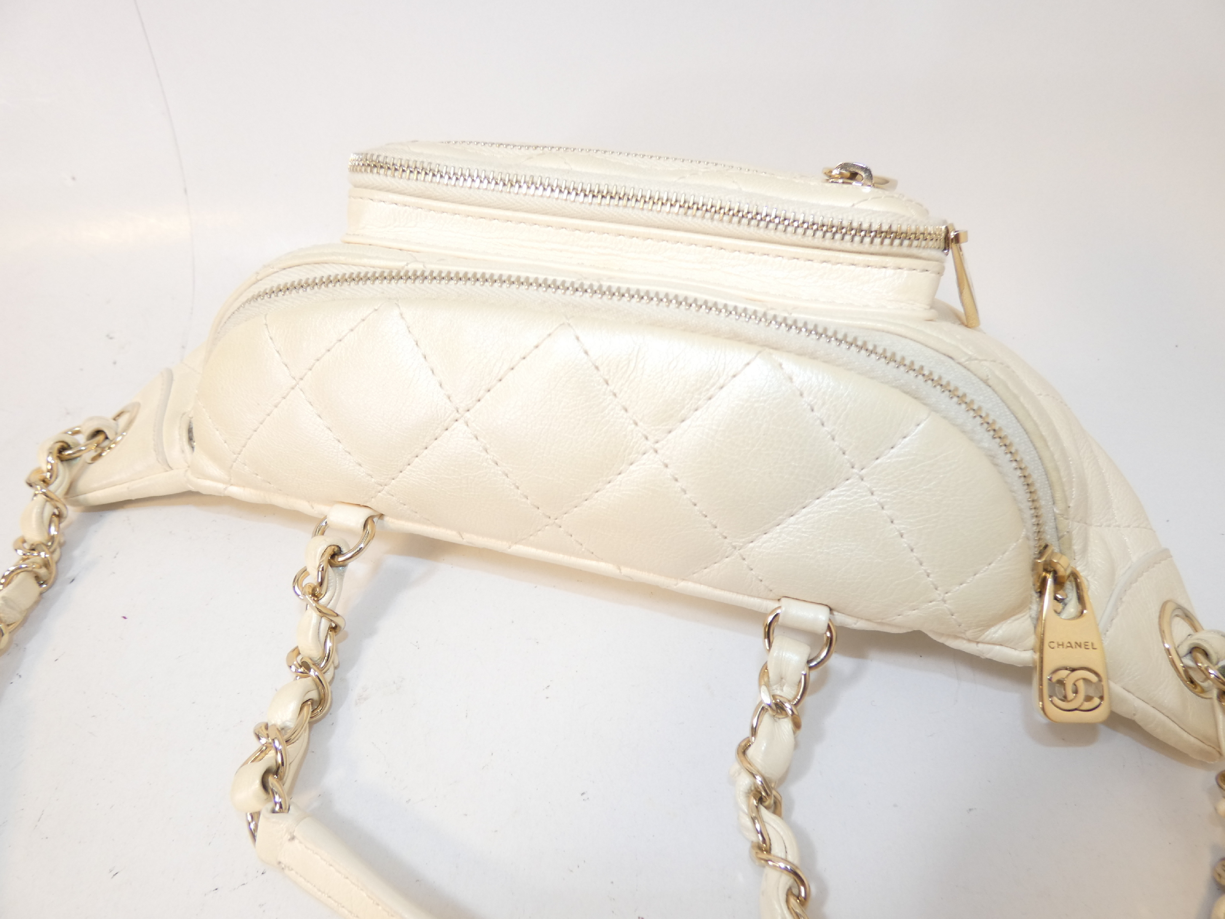 2-way Matelassé Chain Handbag — view 3