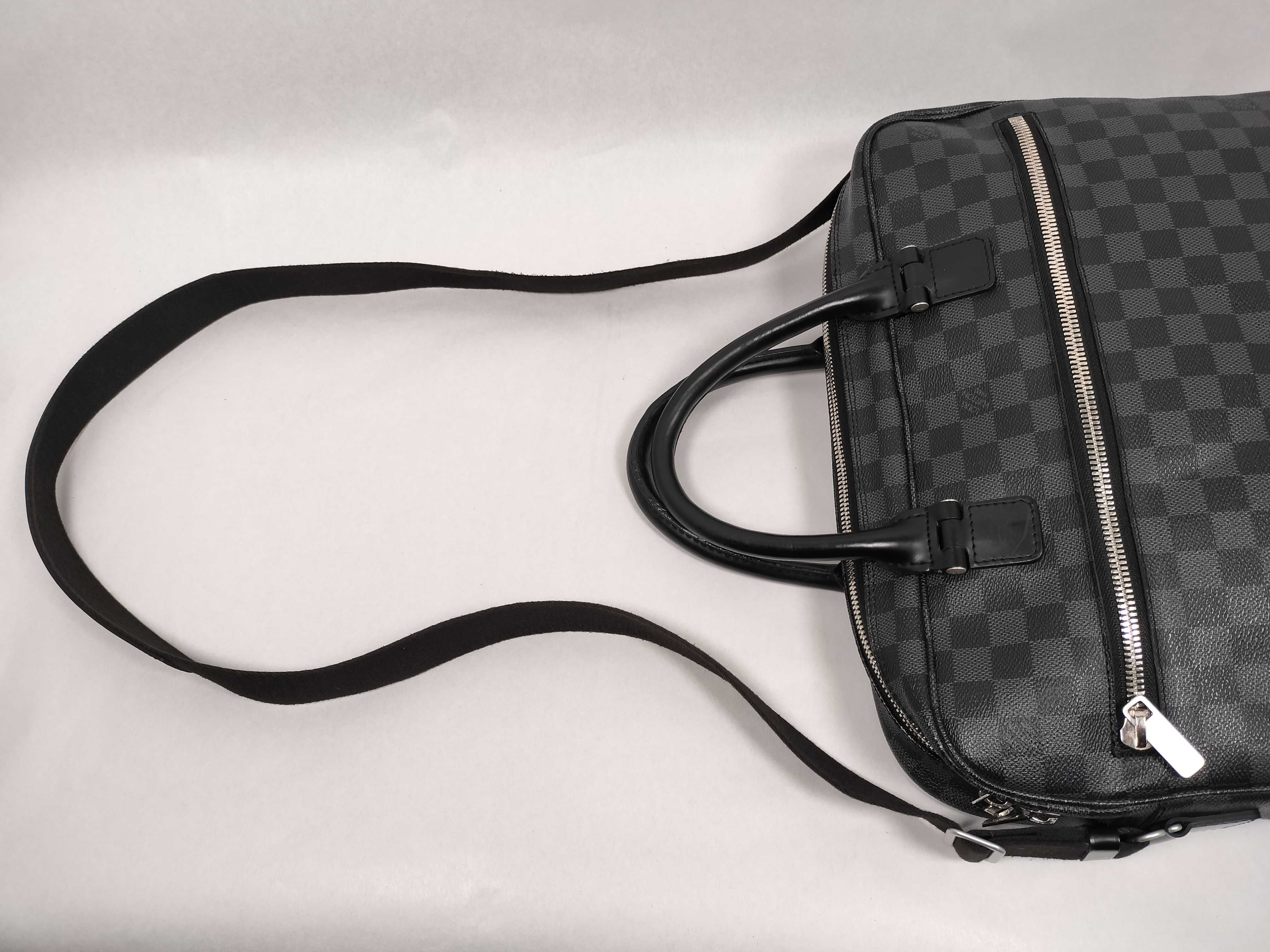 Damier Graphite Horizon Briefcase Business Bag — view 3