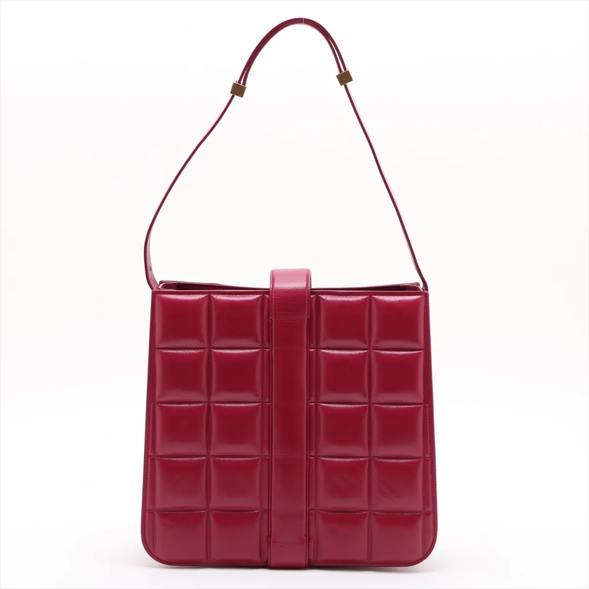 Marie Leather Shoulder Bag, Pink — view 2