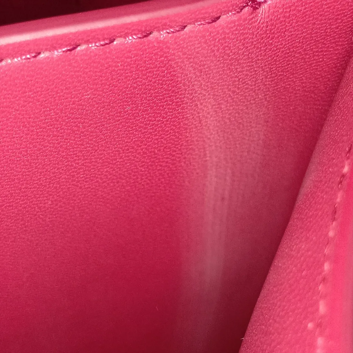 Marie Leather Shoulder Bag, Pink — view 15