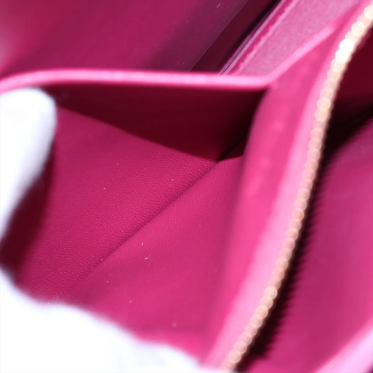 Marie Leather Shoulder Bag, Pink — view 9