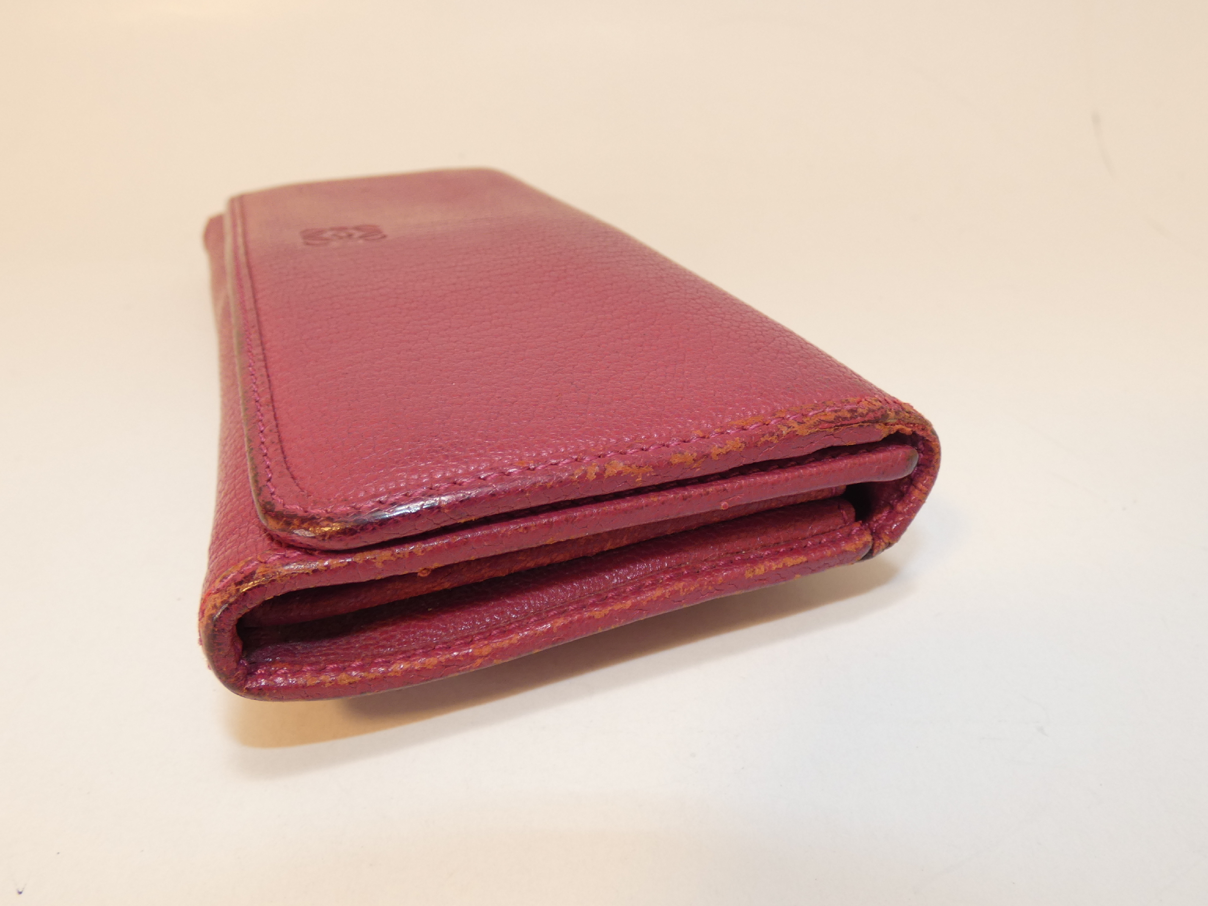 Anagram Leather Flap Long Wallet — view 6