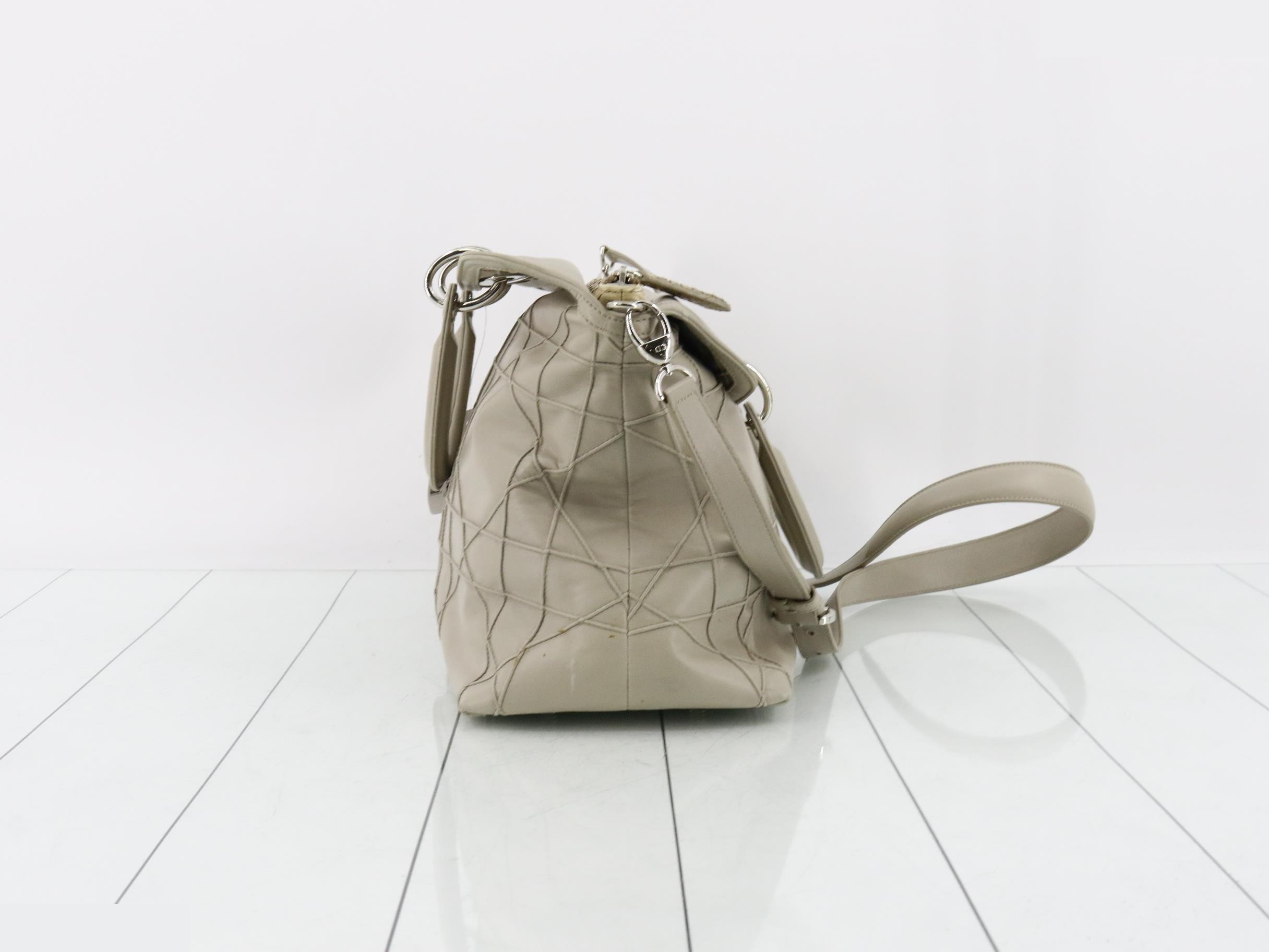 Cannage Granville 2-Way Shoulder Bag, Greige — view 4