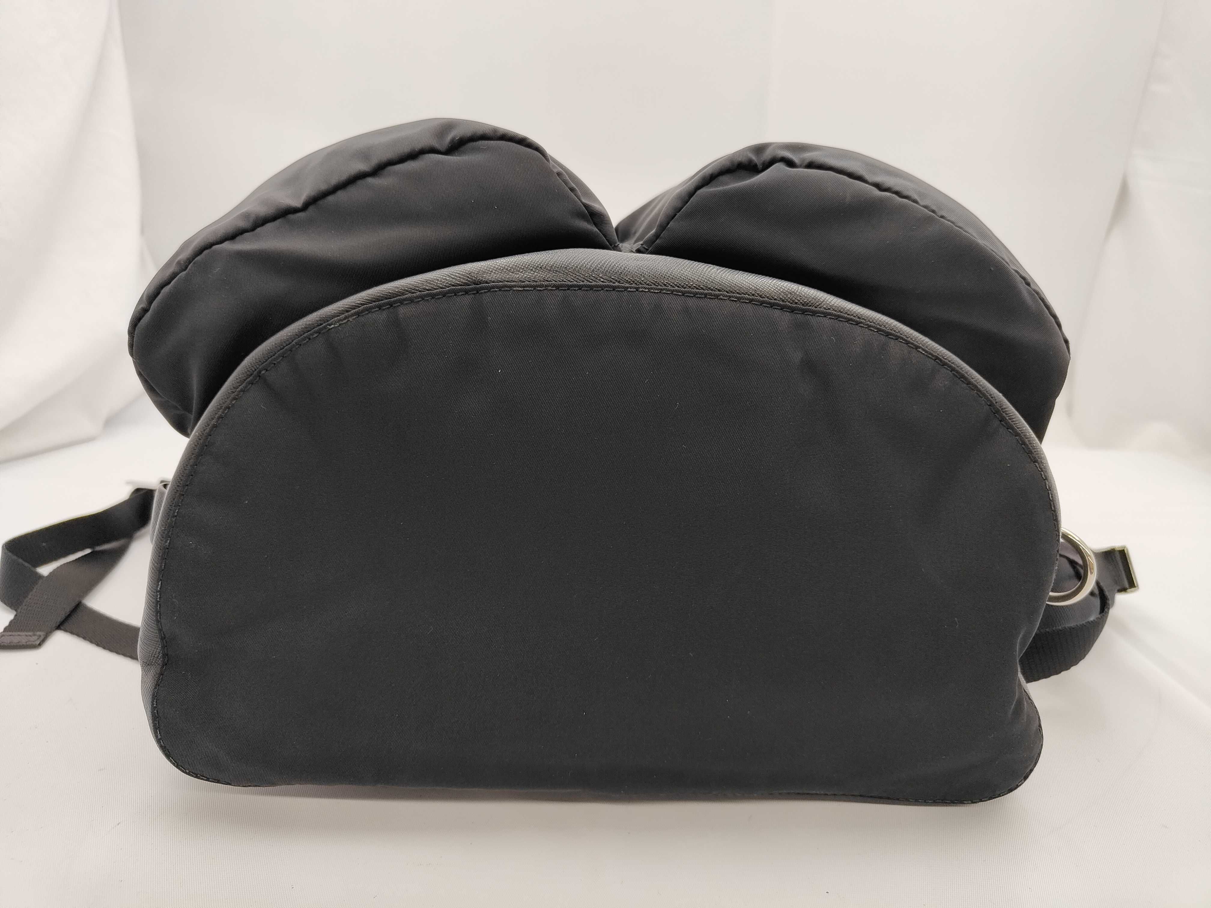 V164 Nylon Backpack, Black — view 6