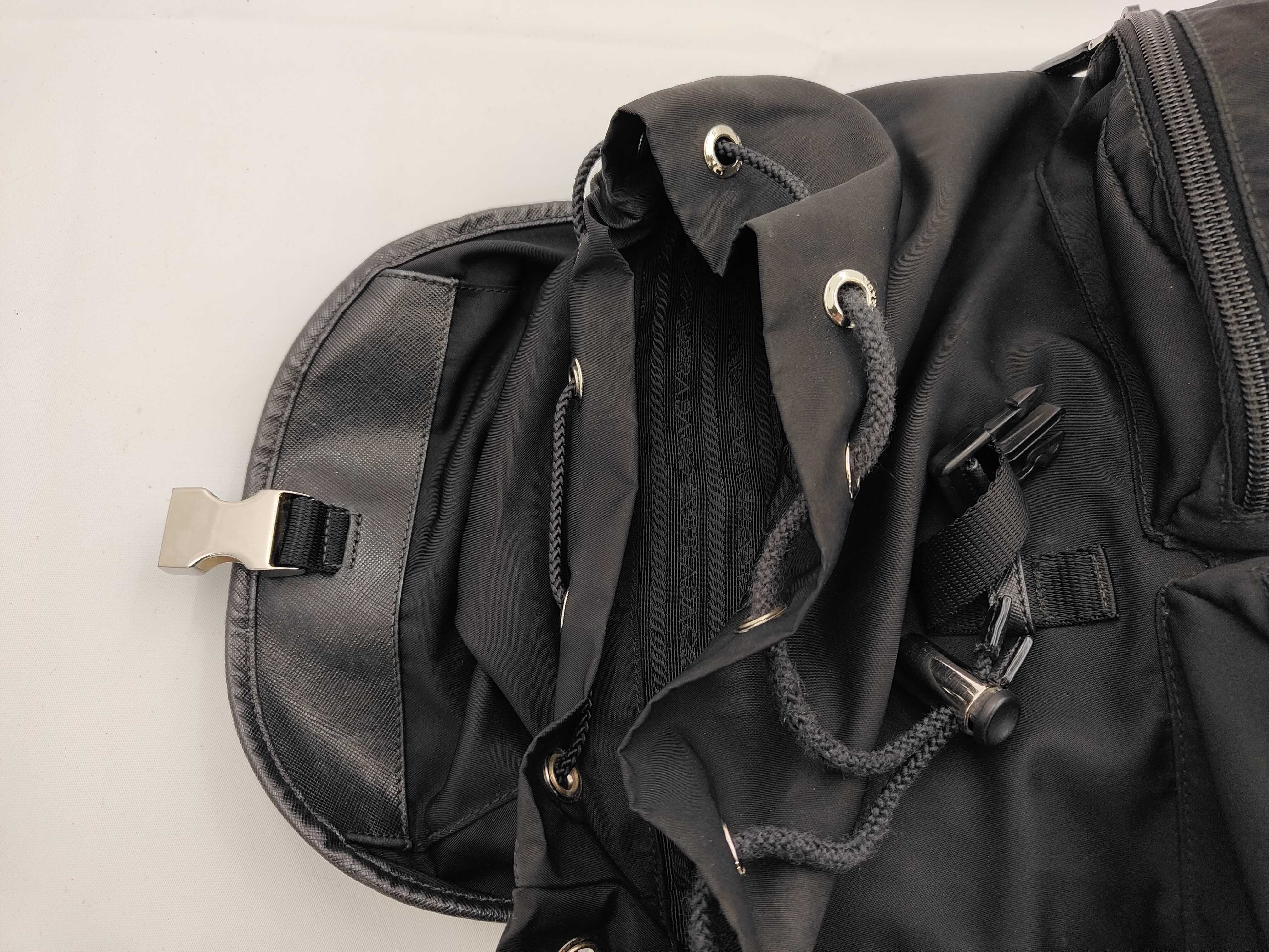 V164 Nylon Backpack, Black — view 10