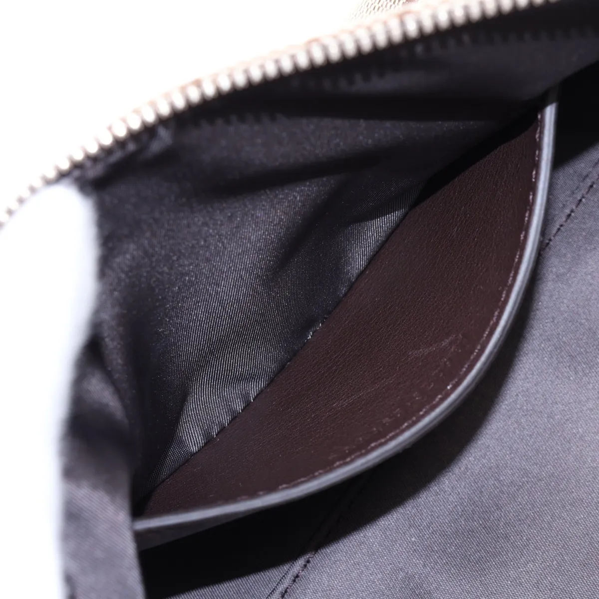 GG Canvas 834455 Canvas x Leather Shoulder Bag Beige x Brown — view 7