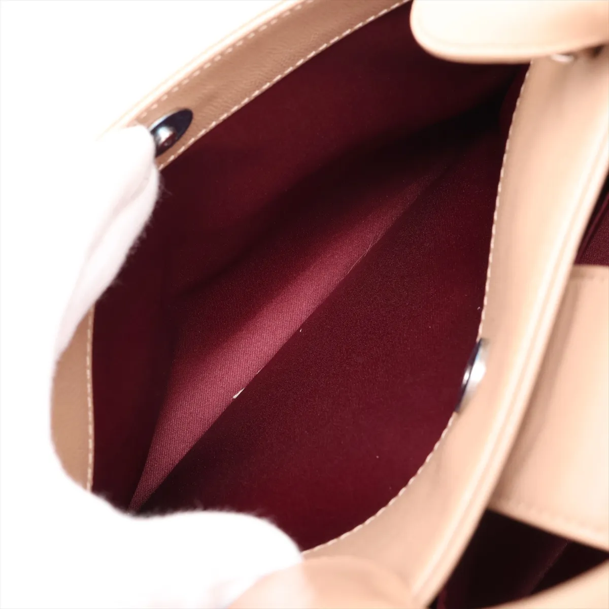 Executive Leather 2-Way Handbag, Brown, Silver Hardware, 21623827, Serial Number 21 — view 13