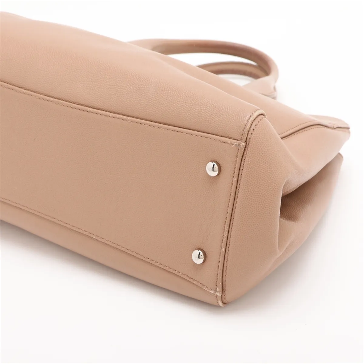 Executive Leather 2-Way Handbag, Brown, Silver Hardware, 21623827, Serial Number 21 — view 3