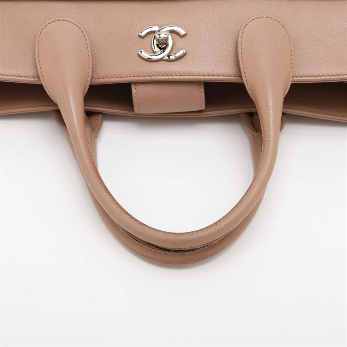 Executive Leather 2-Way Handbag, Brown, Silver Hardware, 21623827, Serial Number 21 — view 5