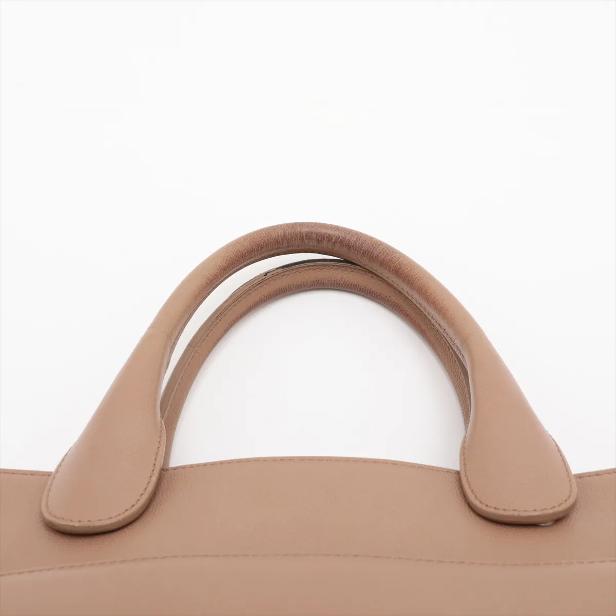 Executive Leather 2-Way Handbag, Brown, Silver Hardware, 21623827, Serial Number 21 — view 6