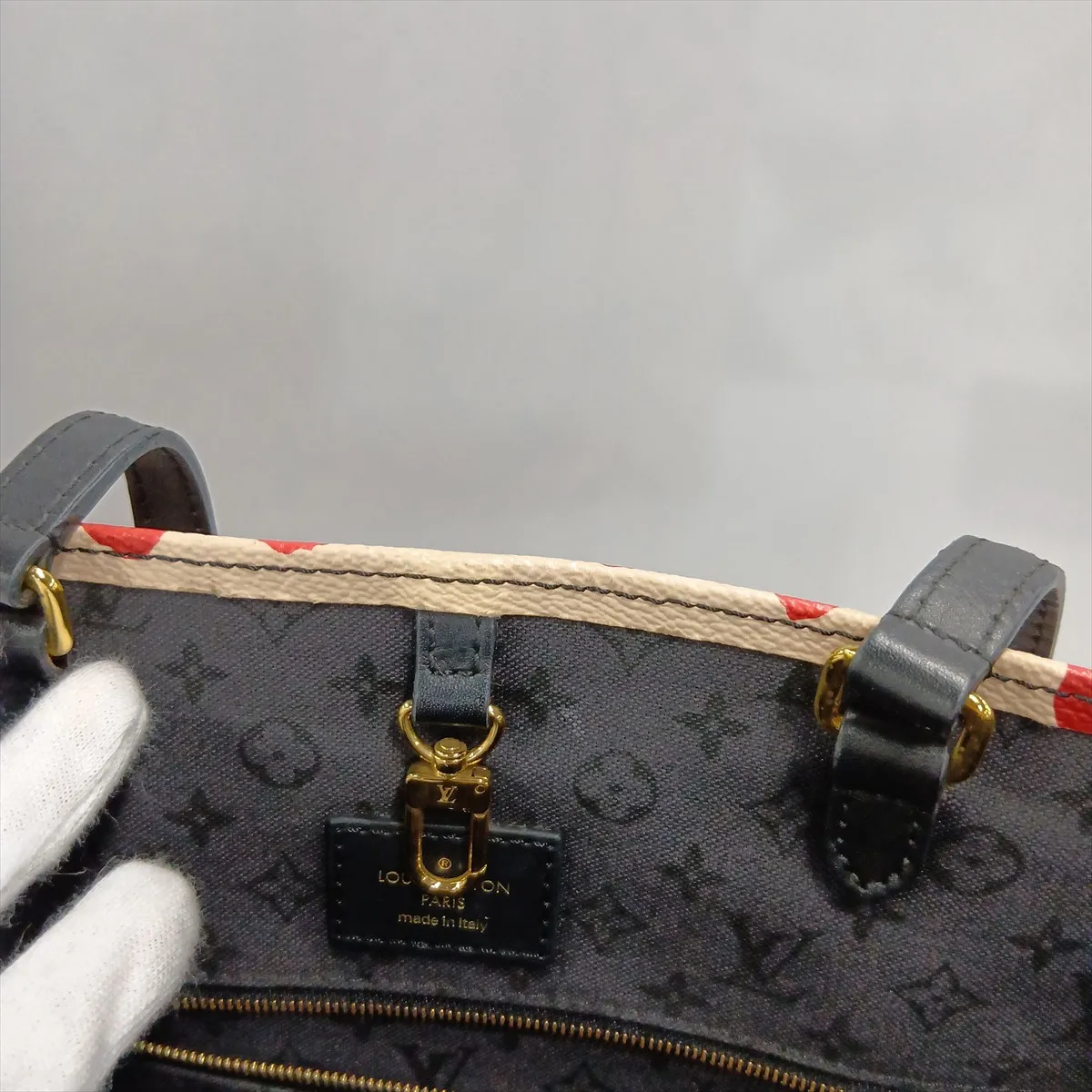 LV Crafty OnTheGo GM M45358 FN2260 Red x Black (RFID detected) — view 14