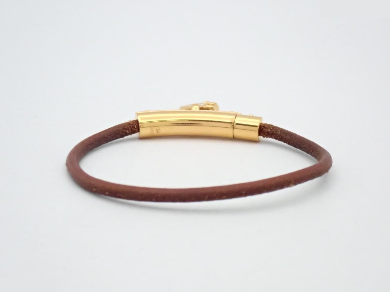 Key Heart Gold Bracelet, Wrist Circumference Approx. 15.5cm — view 2