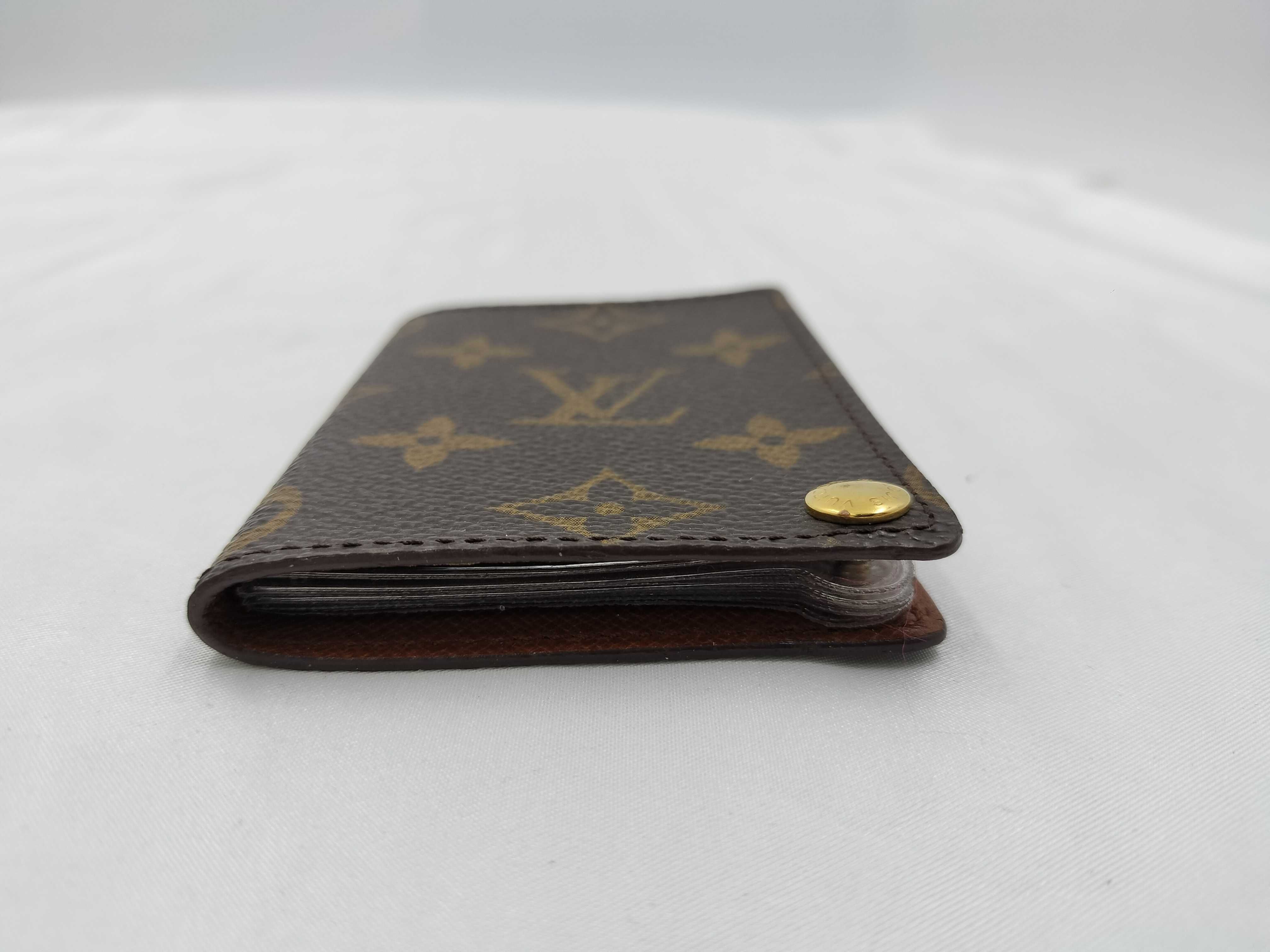 Monogram Portecarte Credit Fraission Card Case — view 3