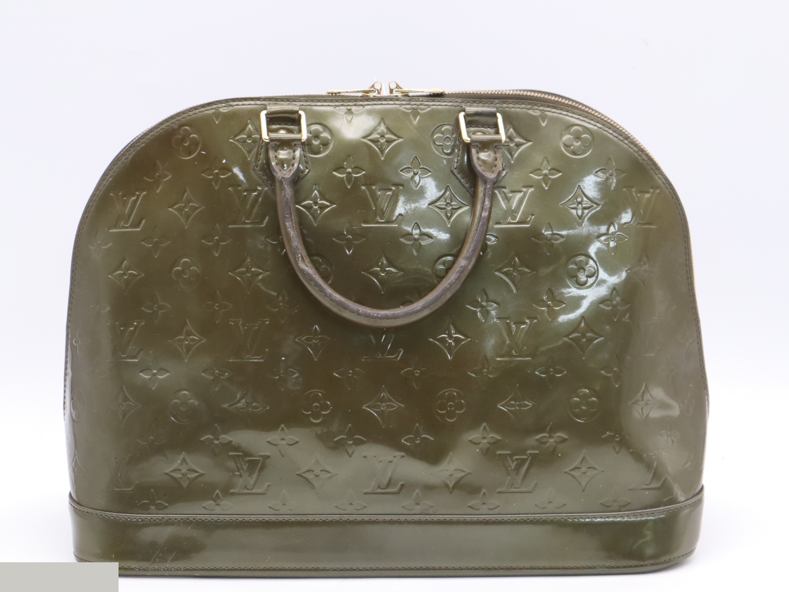 Alma BB Vert Bronze, includes padlock, 2 keys, and clochette. — view 2