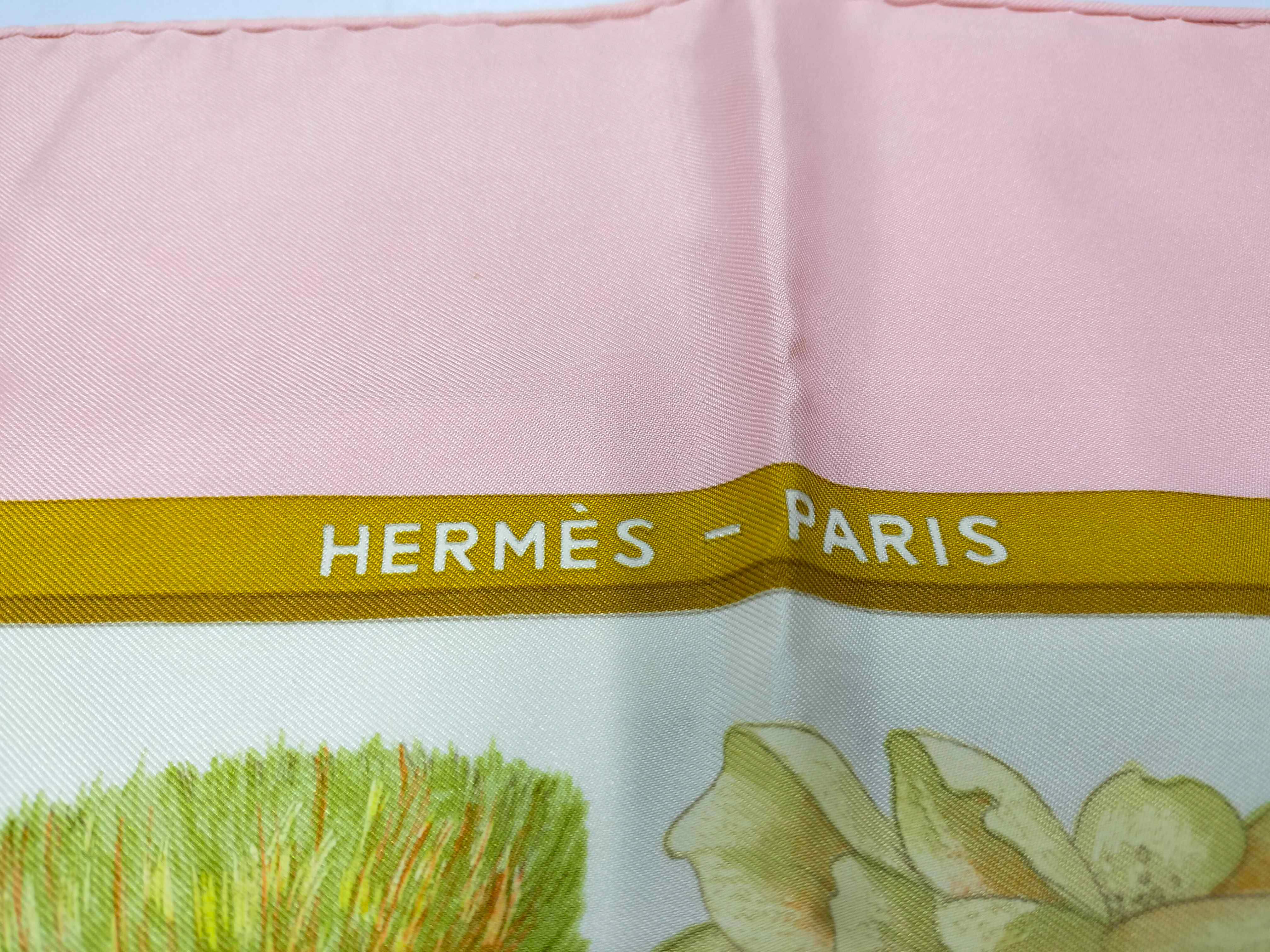 Carre 90 REGINA Leila Menchalli Silk Pink Other Accessories — view 4