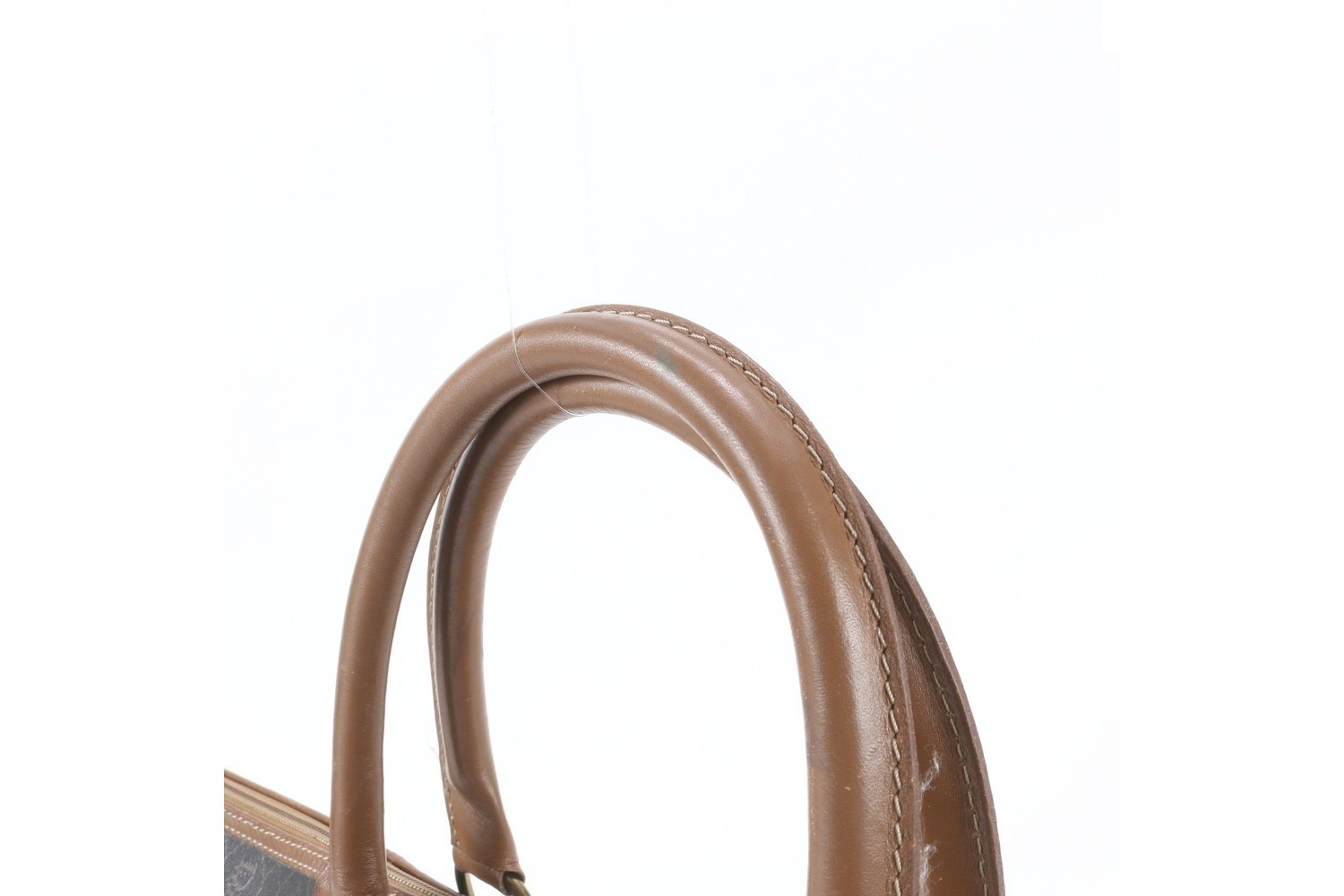 Honeycomb Leather Boston Bag - Perfect for Business Trips, Travel, and Totes — view 2