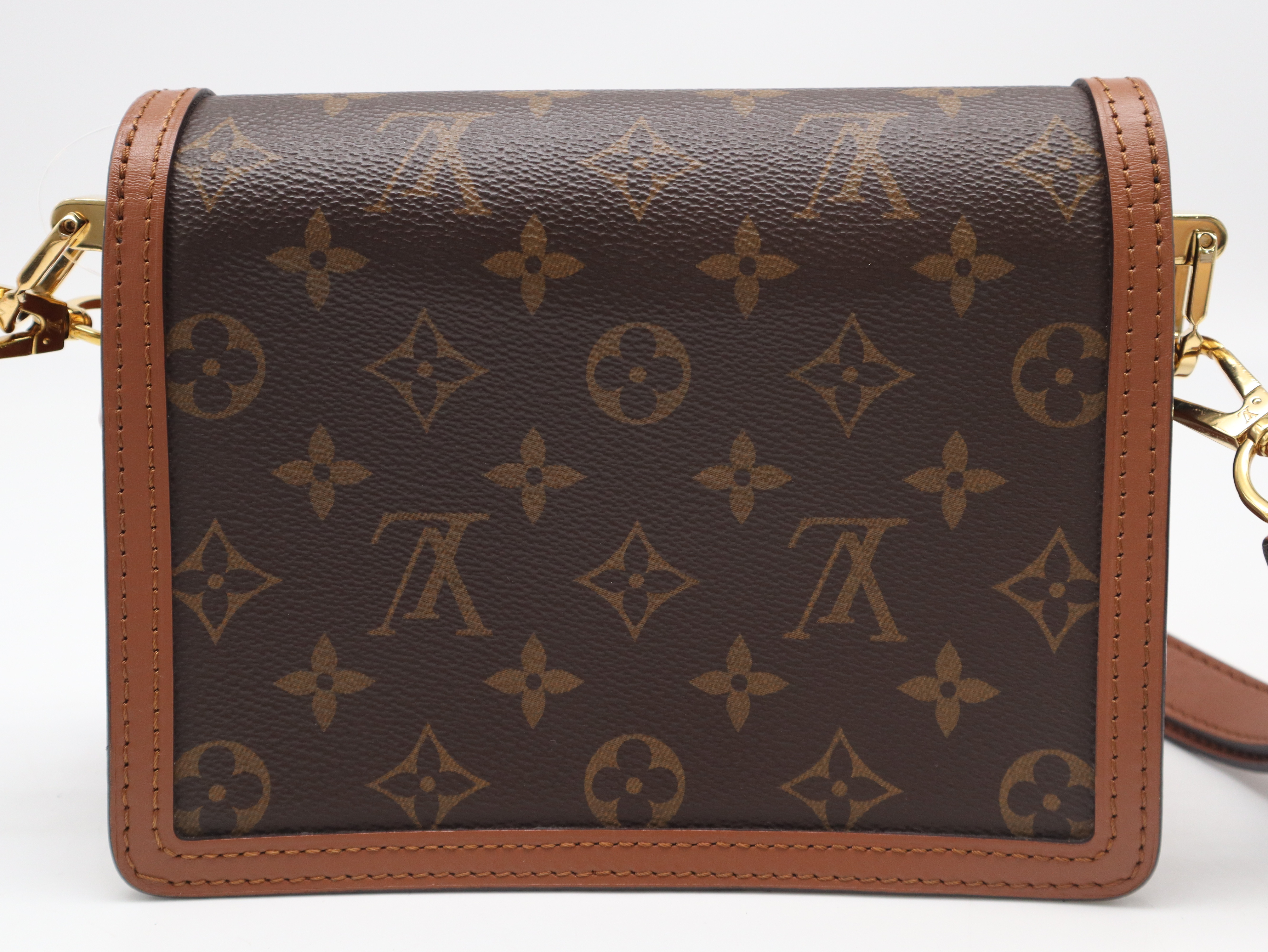 M68747 Monogram Reverse Dauphine MINI Shoulder Bag with Shoulder Strap — view 2
