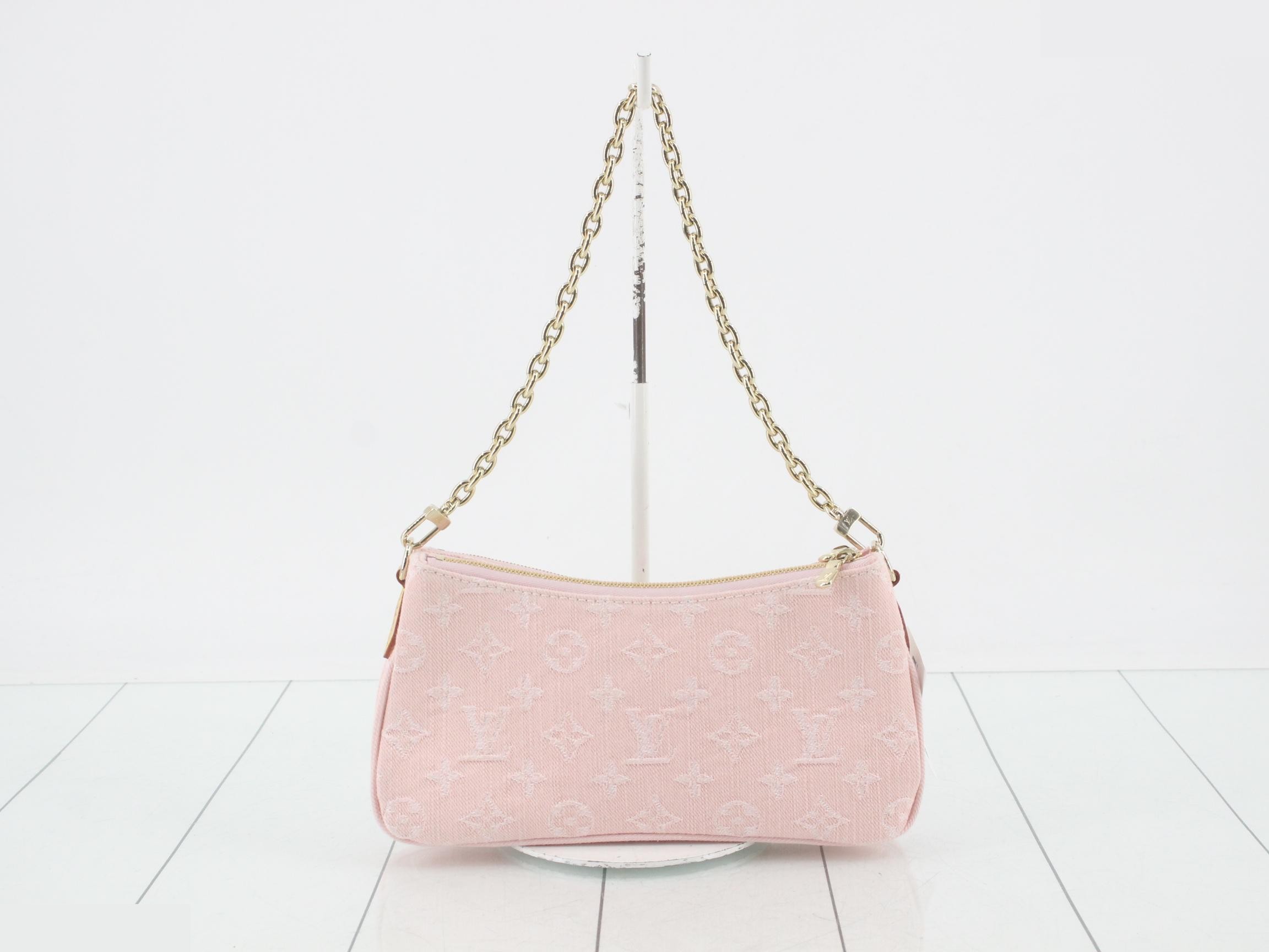 Monogram Denim Pochette Rive 2-Way Shoulder Bag — view 2