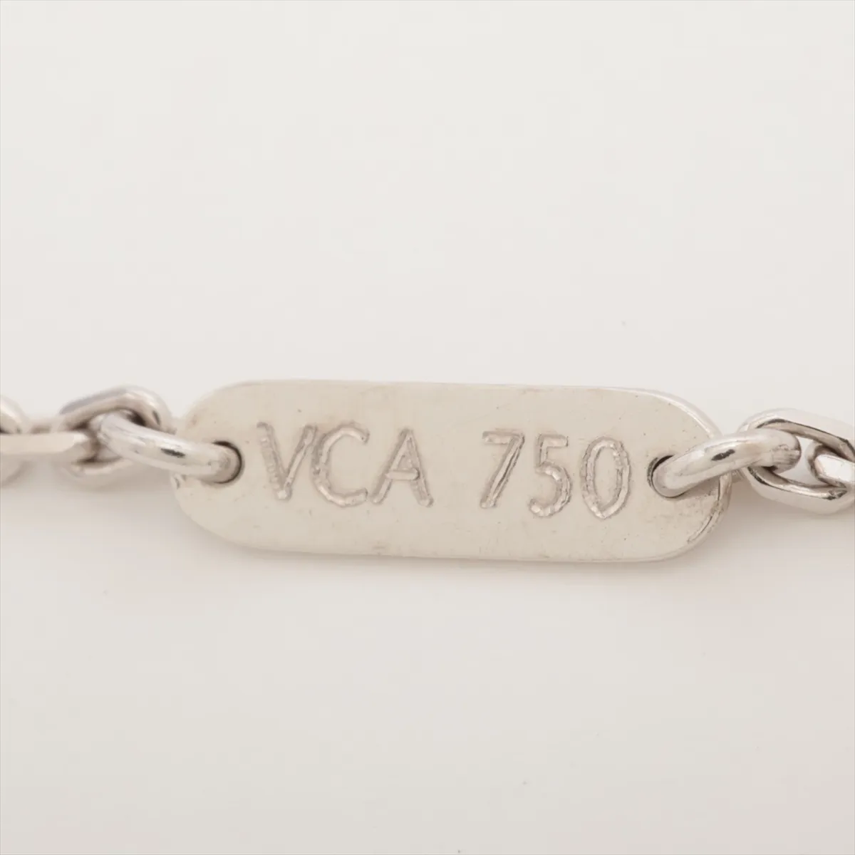 Magic Alhambra Shell Necklace 750(WG) 10.6g BL245996 Shell — view 4