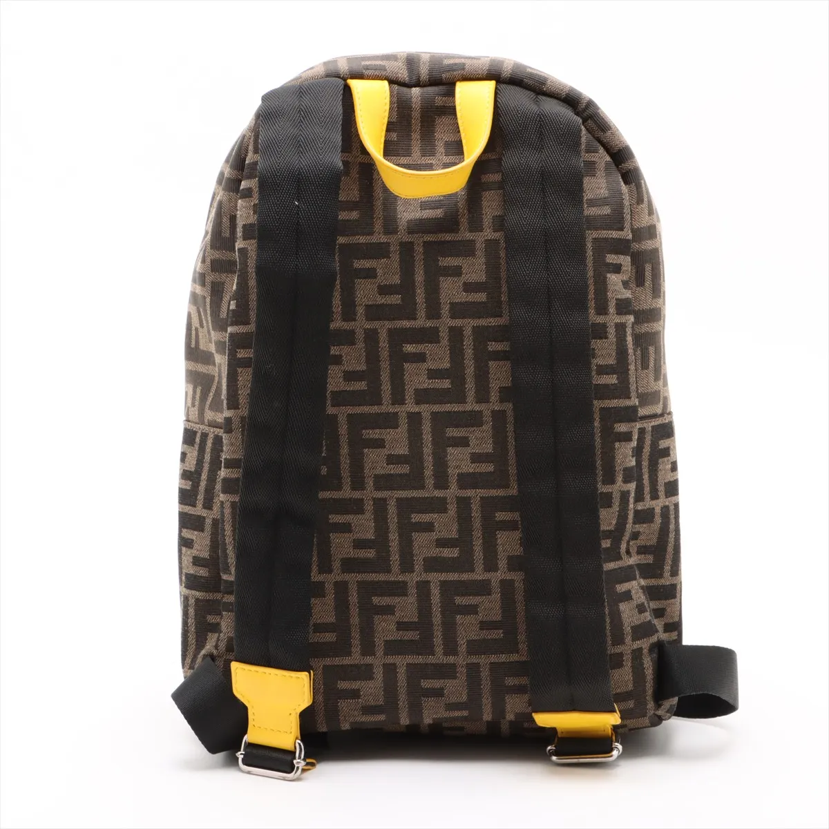 Zucca Monster Canvas x Leather Backpack/Rack Brown 8BZ040 — view 2